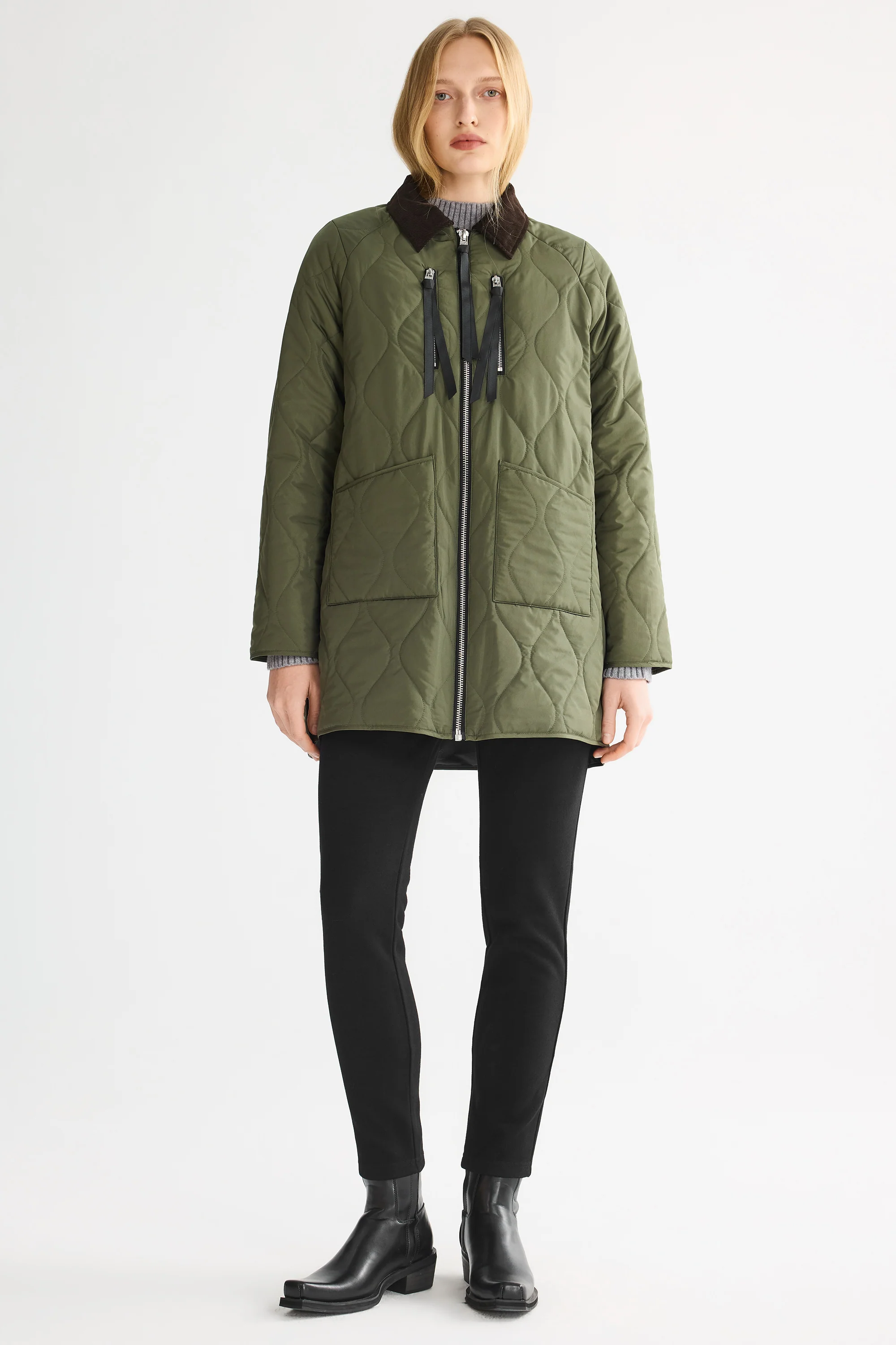092 Universe® Lightweight Jacket with Corduroy Collar - Image 3