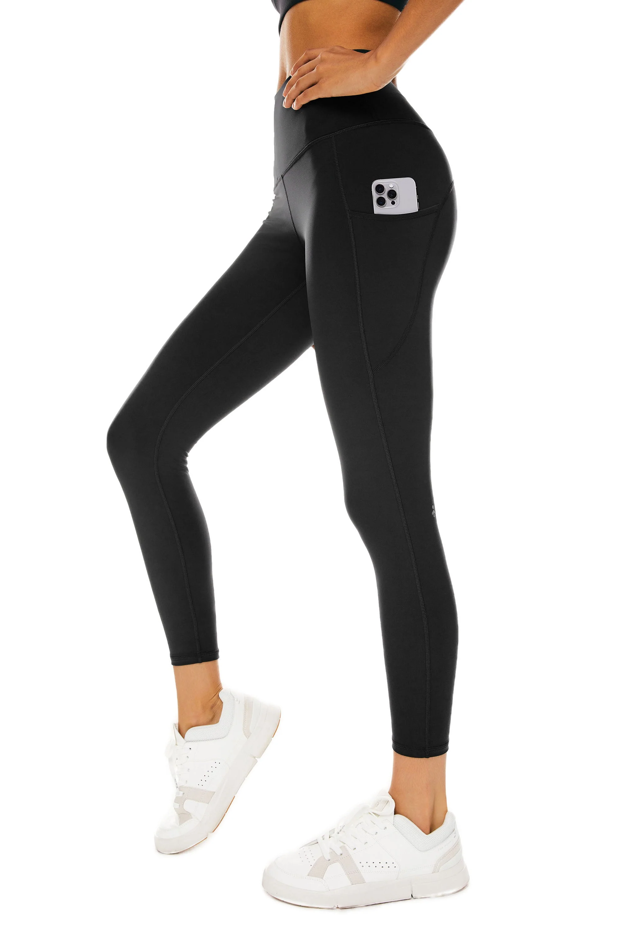 High Waisted 7/8 Leggings with Pockets - Image 3