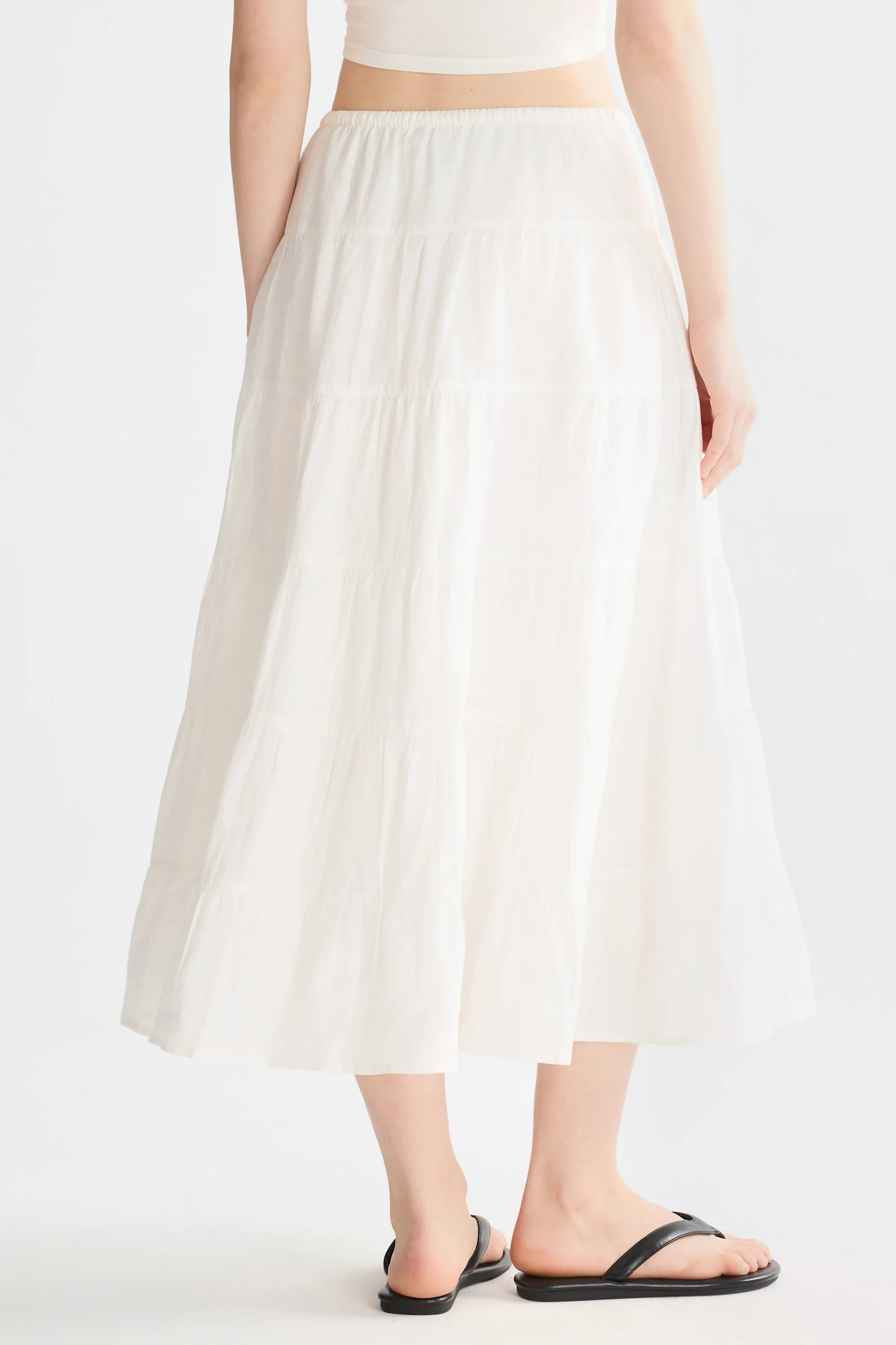 Bouquet Linen Skirt - Image 5