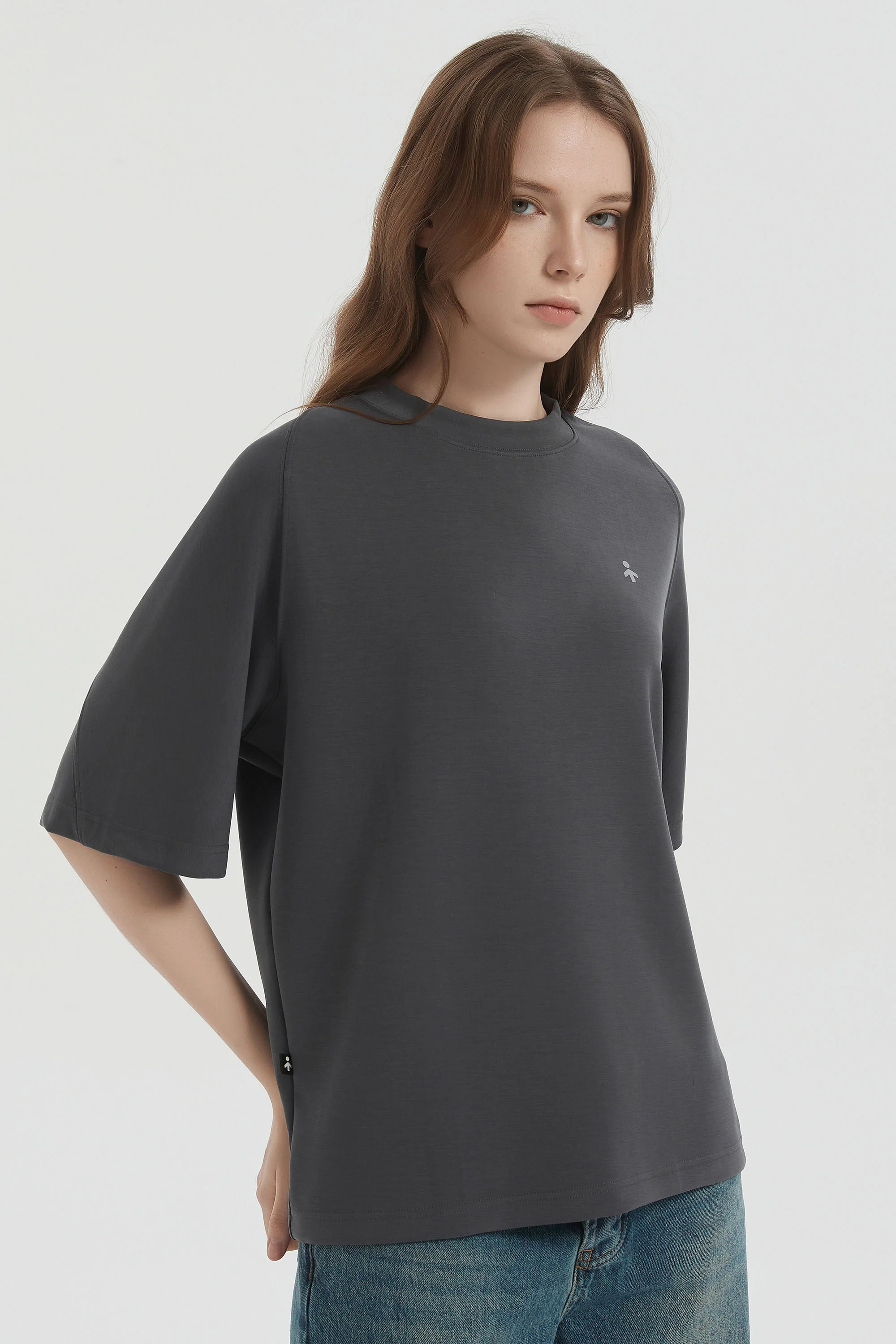 Casual Crew Neck T-Shirt Tops Basic Workout - Image 11