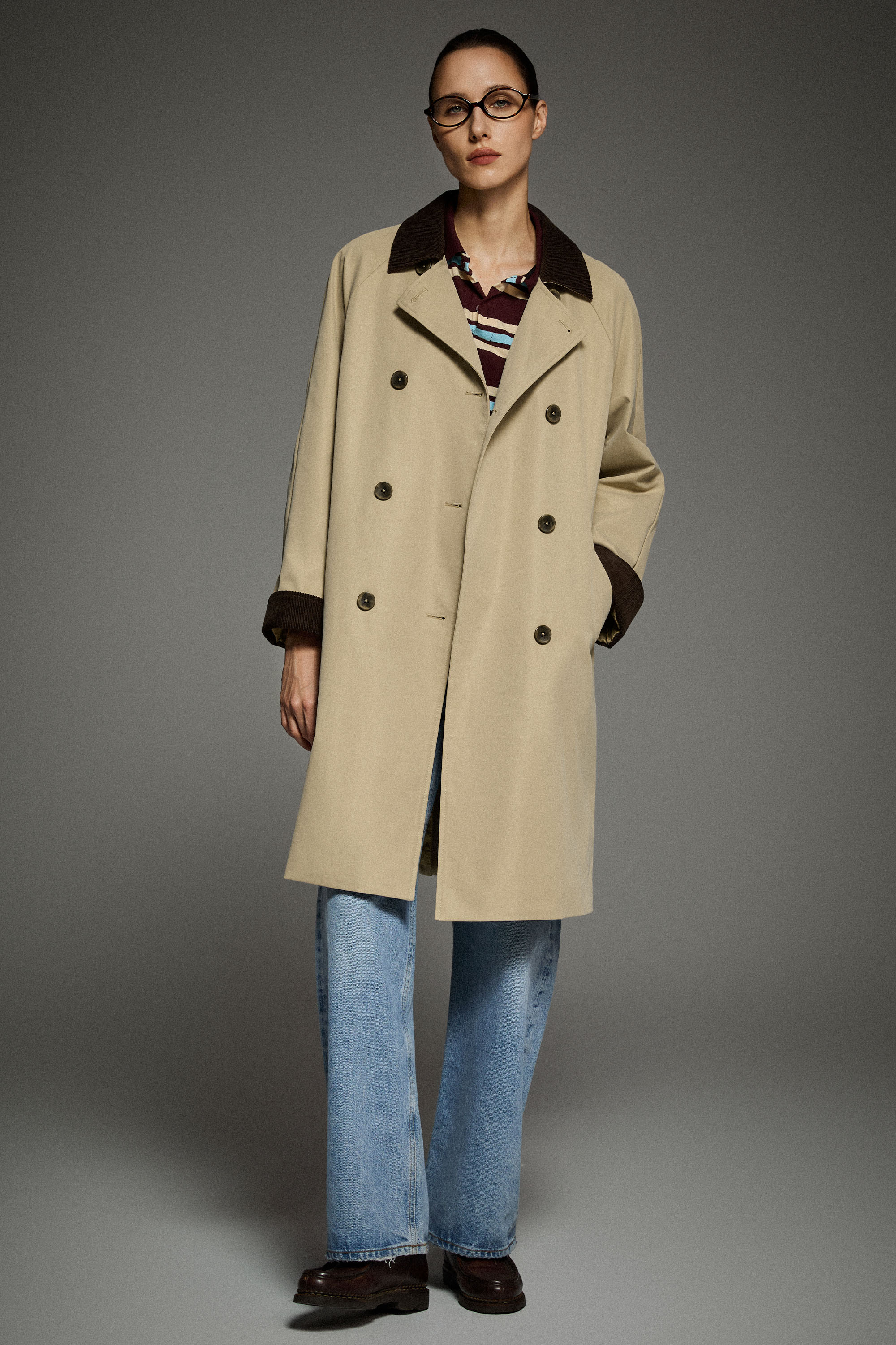 Casual Oversized Trench Coat - Image 10