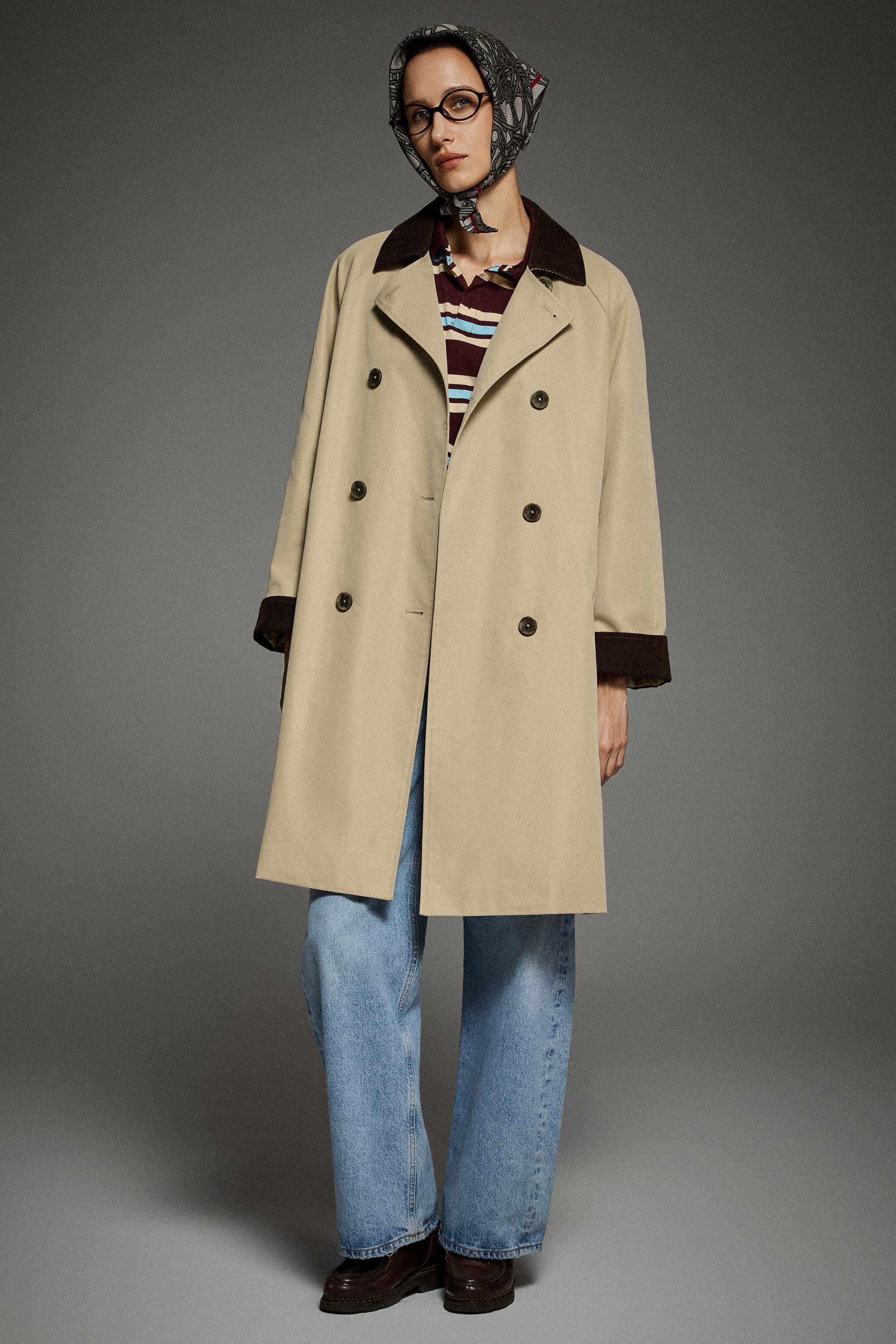 Casual Oversized Trench Coat - Image 14