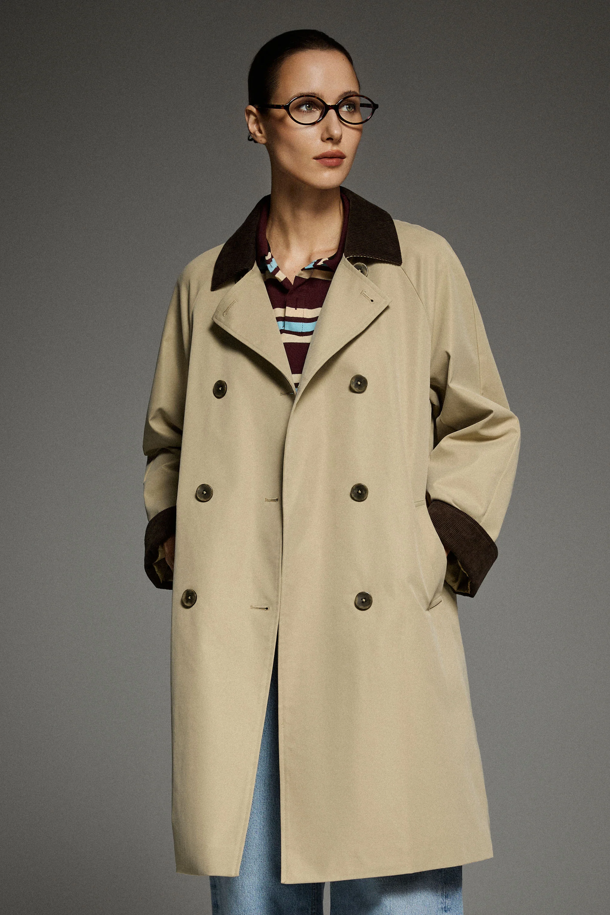 Casual Oversized Trench Coat - Image 16