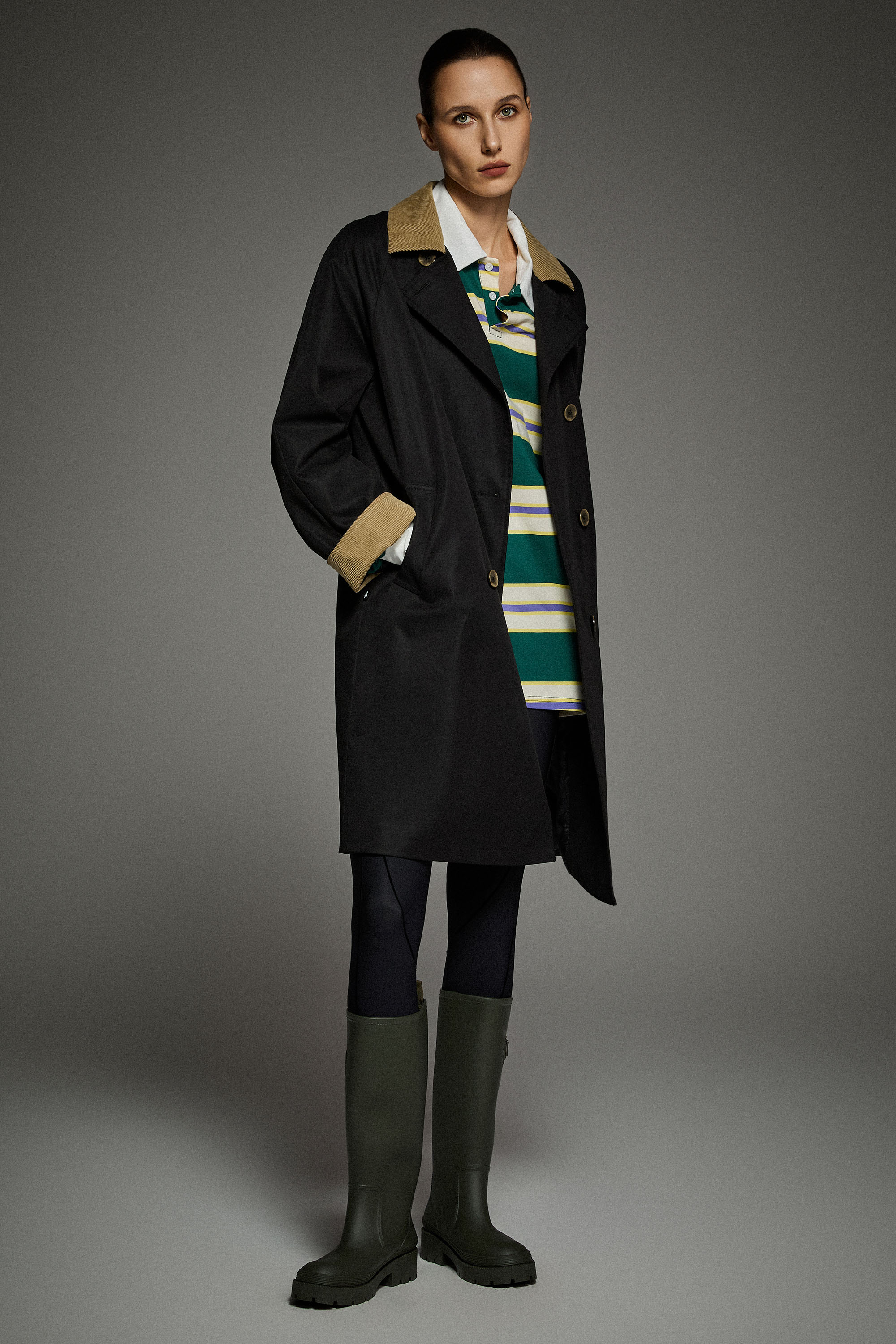Casual Oversized Trench Coat - Image 22