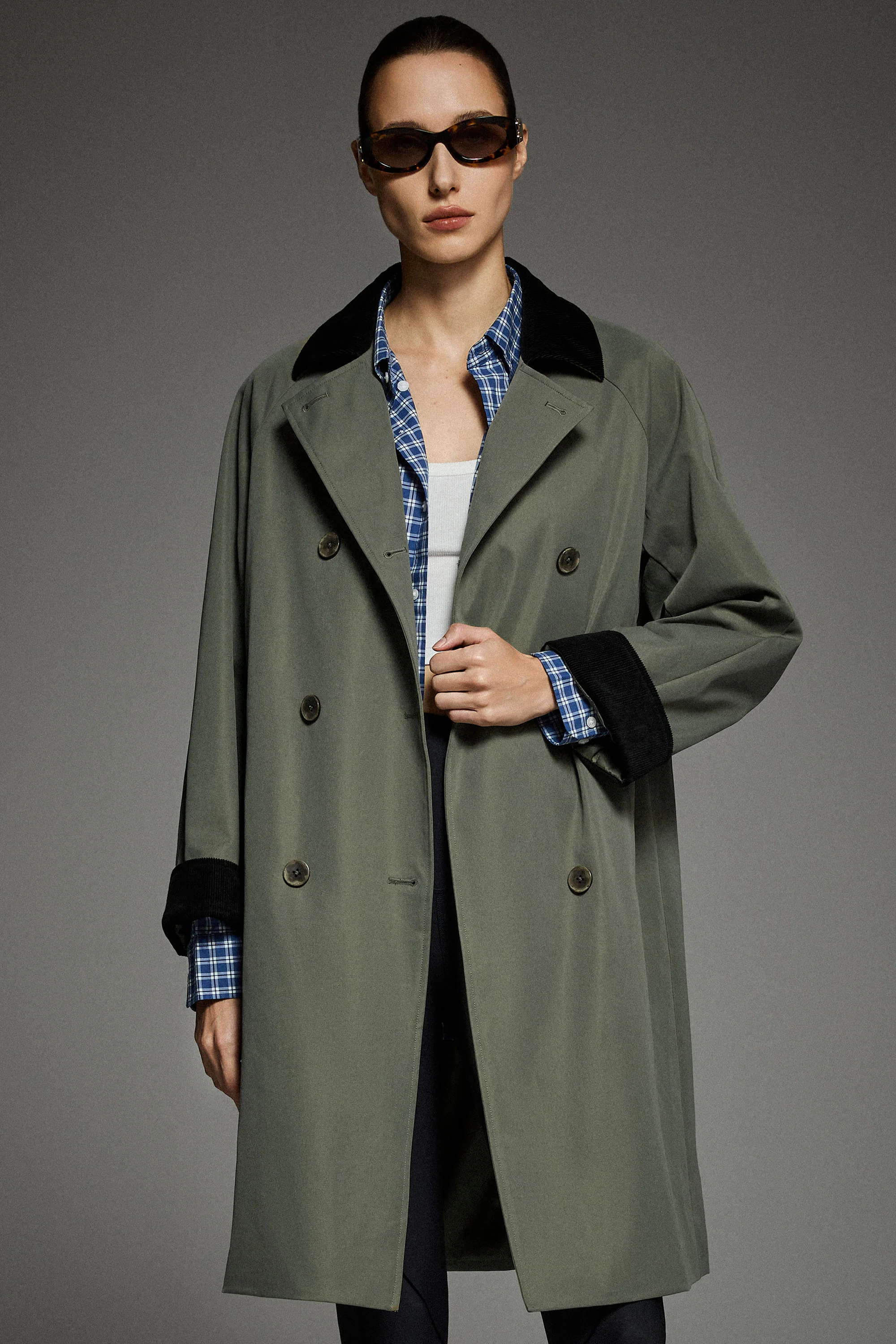 Casual Oversized Trench Coat - Image 5