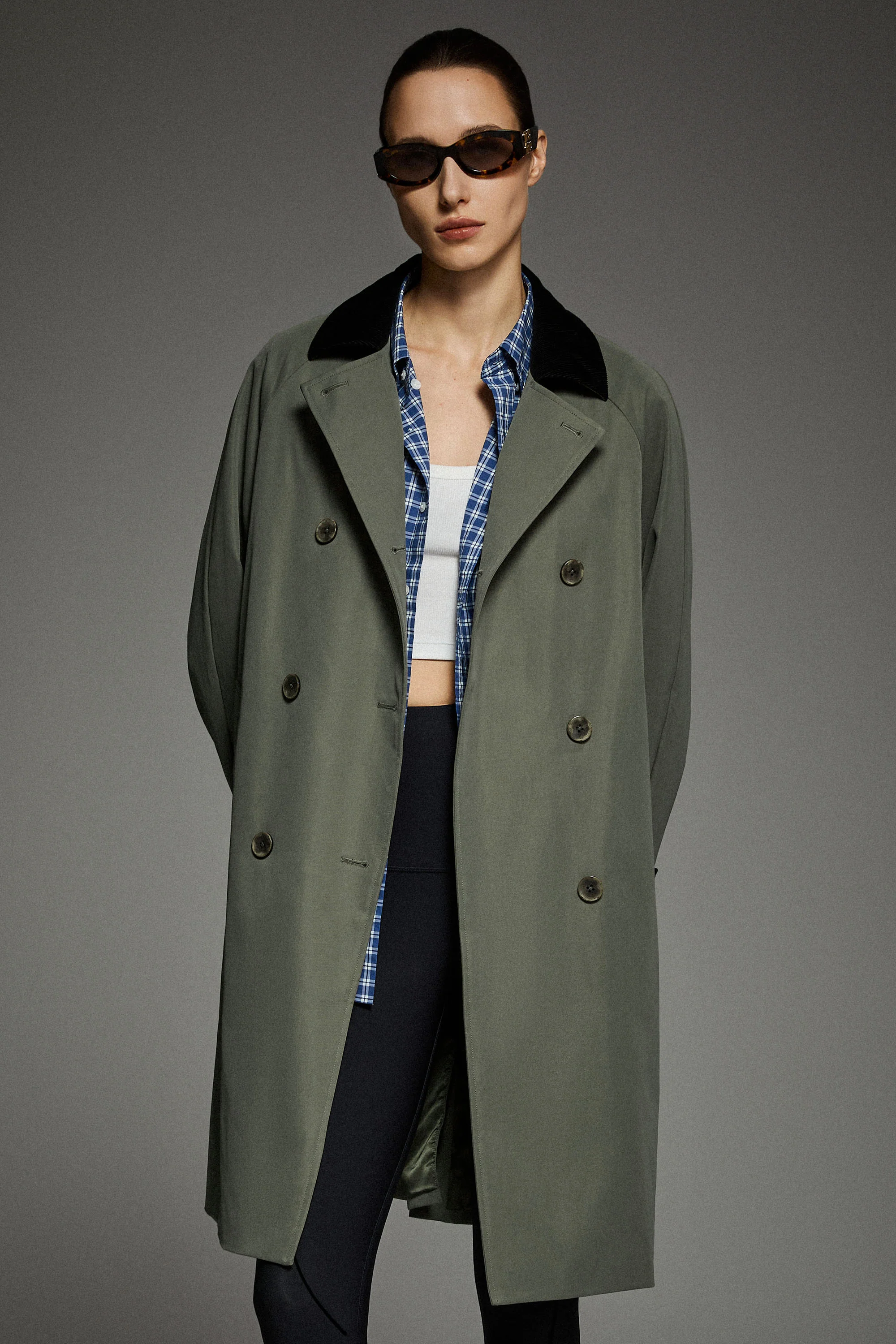 Casual Oversized Trench Coat - Image 6