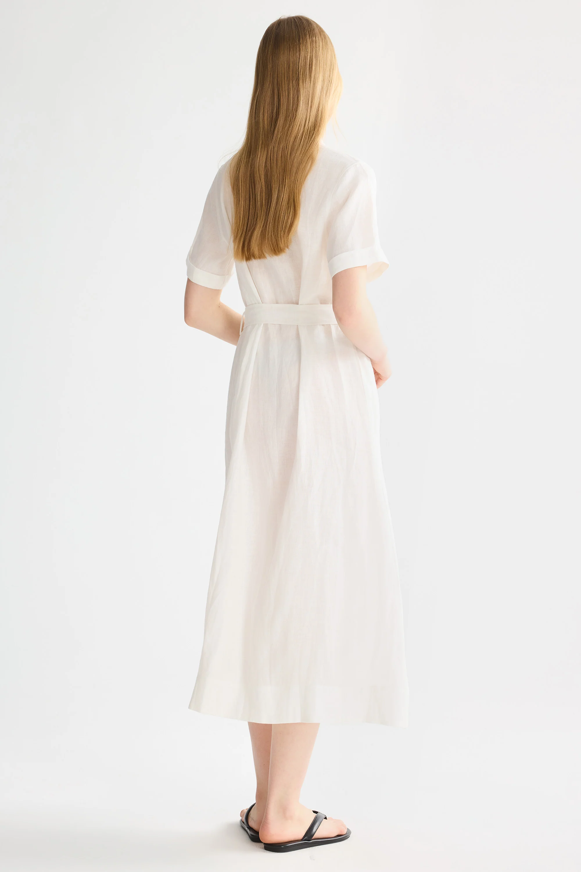 Classic Linen Maxi Dress - Image 8