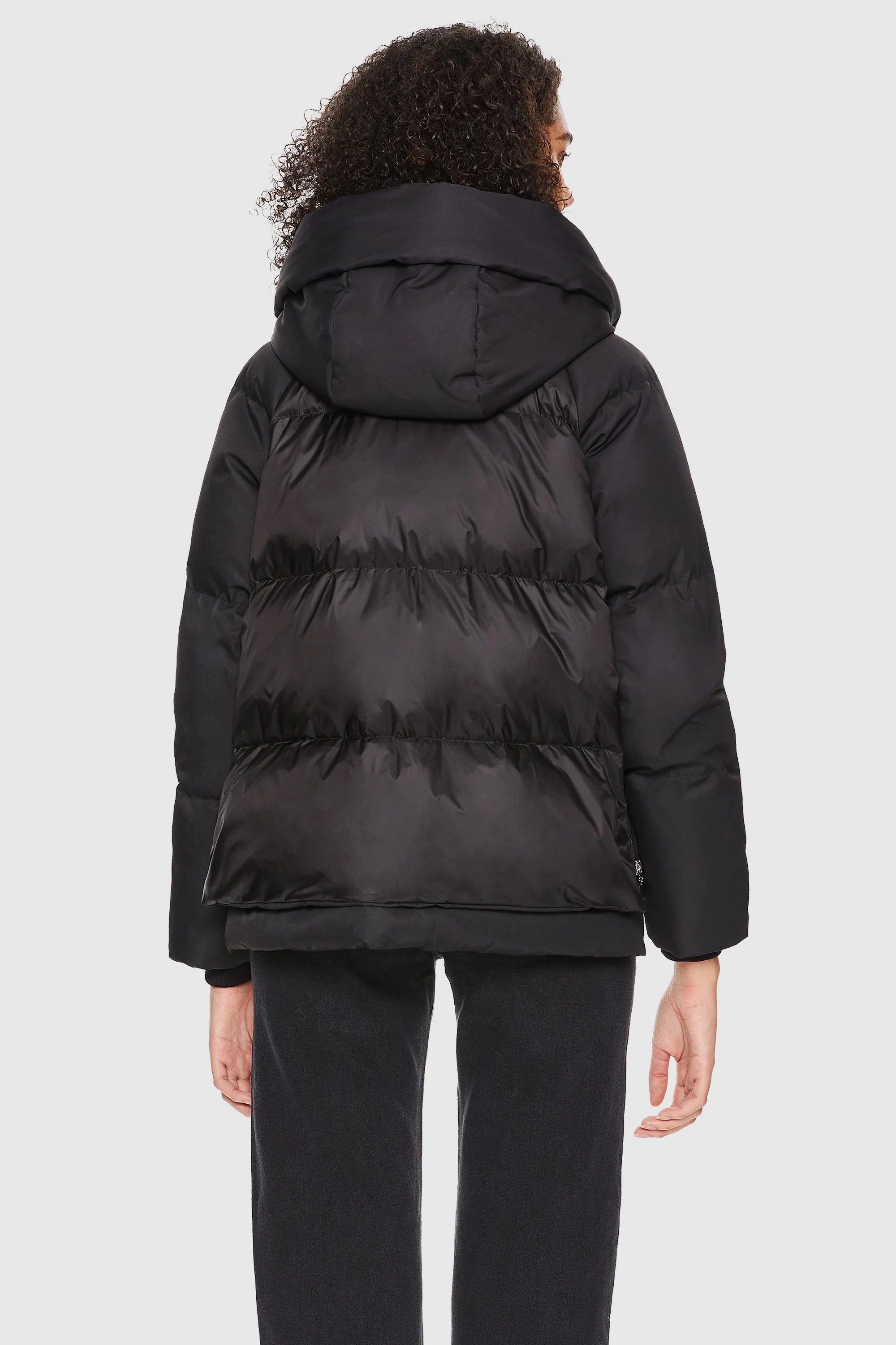 092 Universe® Cropped Hooded Down Puffer Jacket - Image 13