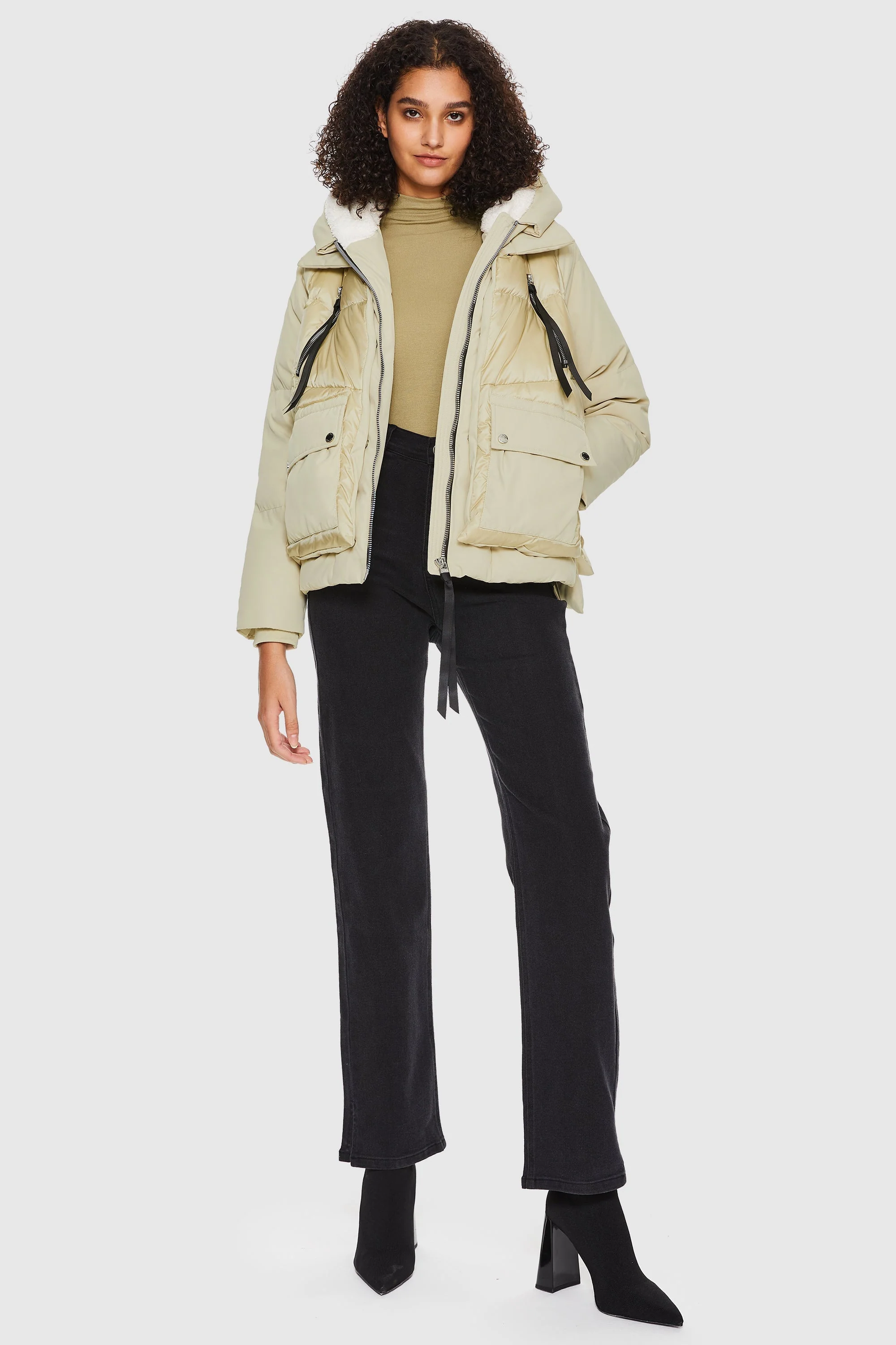 092 Universe® Cropped Hooded Down Puffer Jacket - Image 6