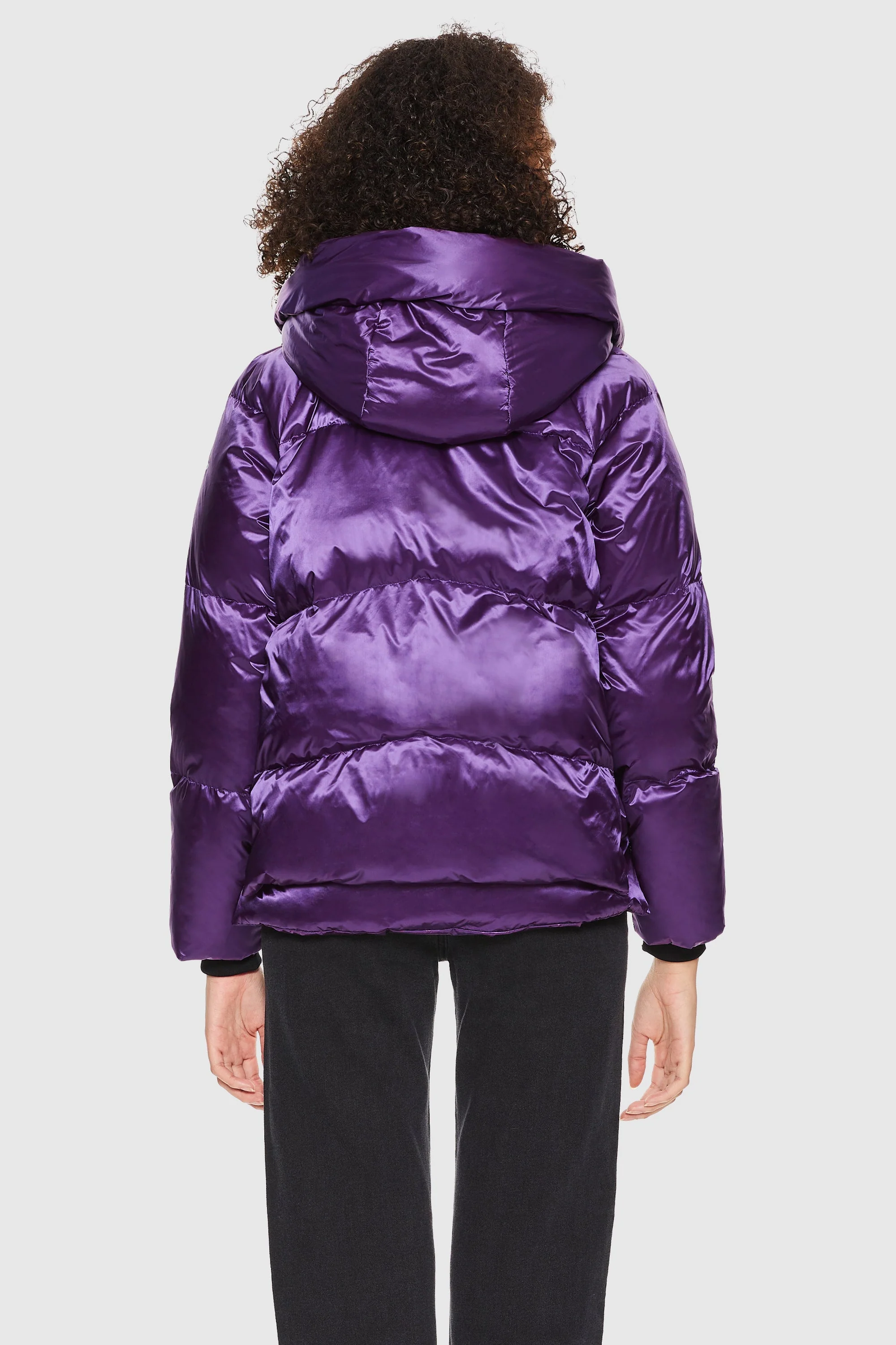 092 Universe® Cropped Crome Down Jacket - Image 8