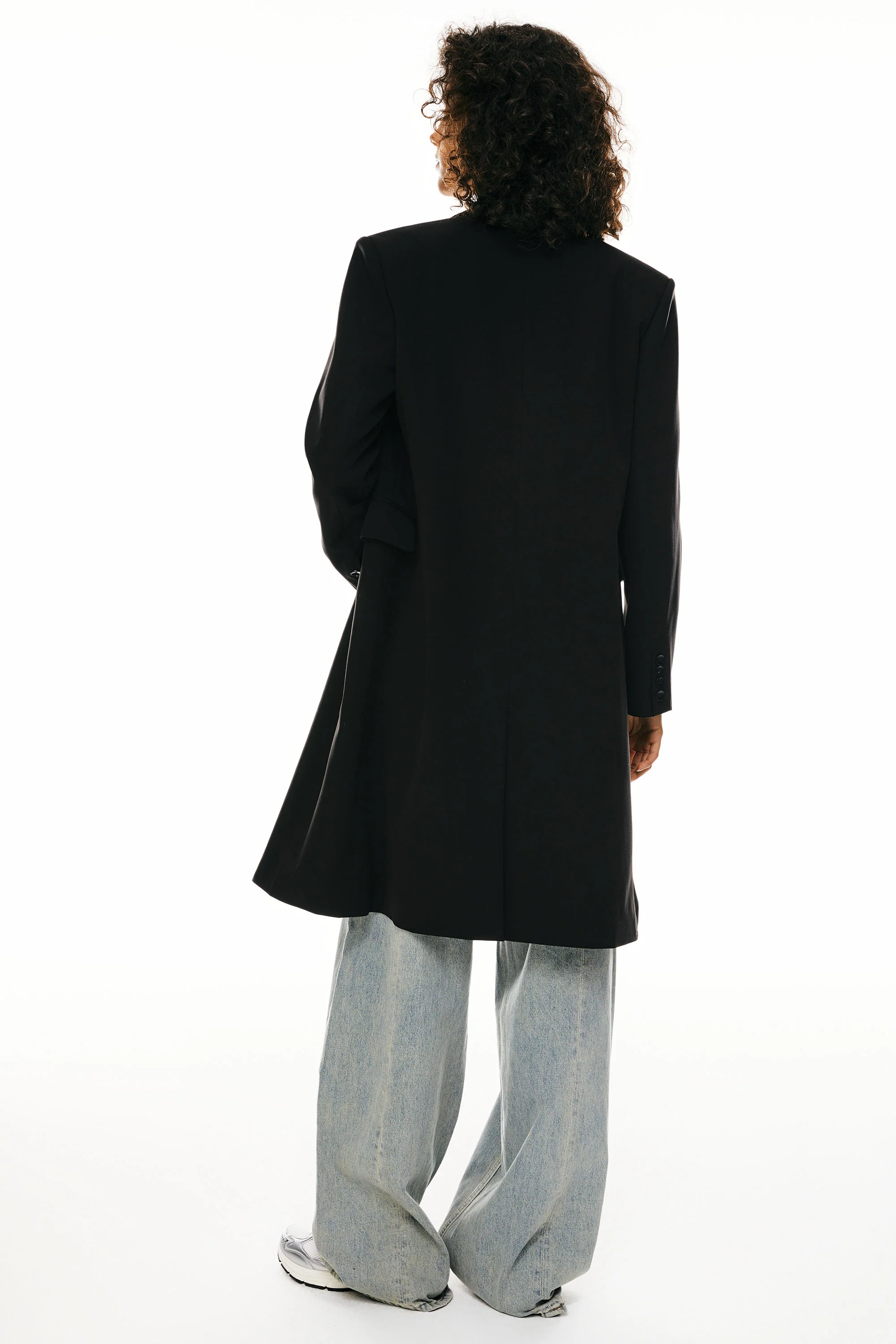 Double-Breasted Suit Blazer - Image 5