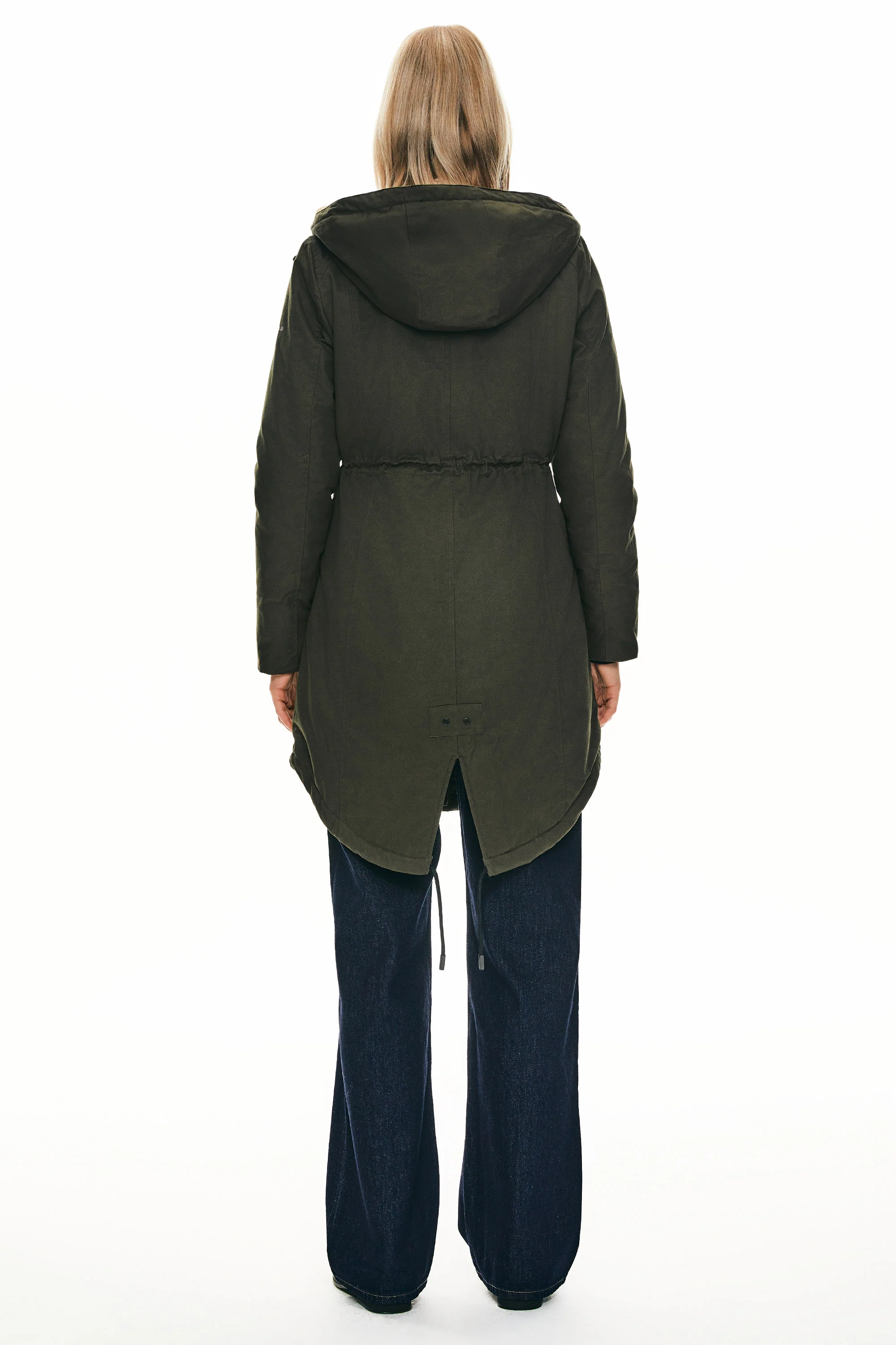 Fleece-Lined Hooded Parka Jacket with Pockets - Image 15