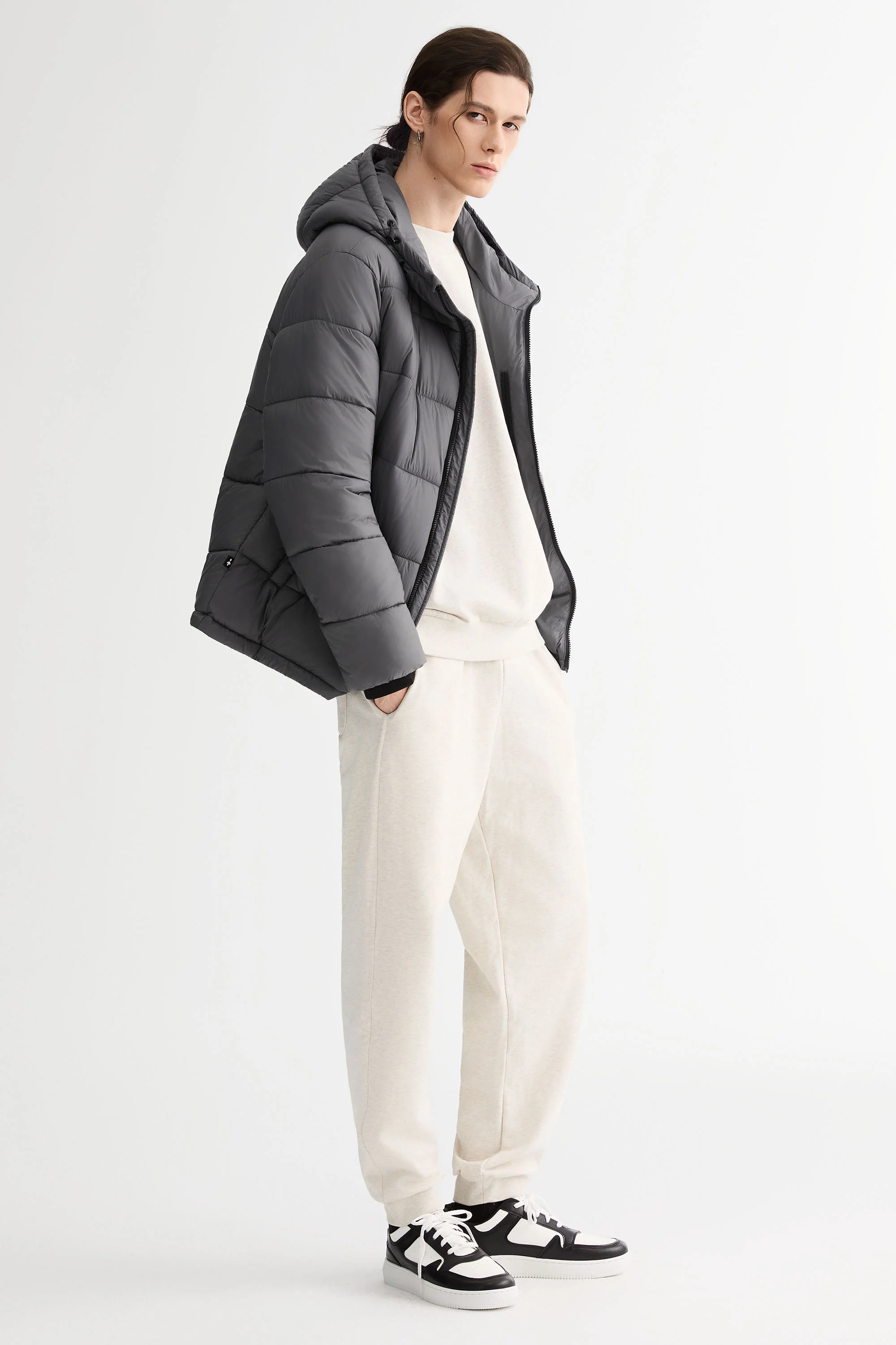 Essential Hooded Puffer Jacket with Quilted Finish - Image 22