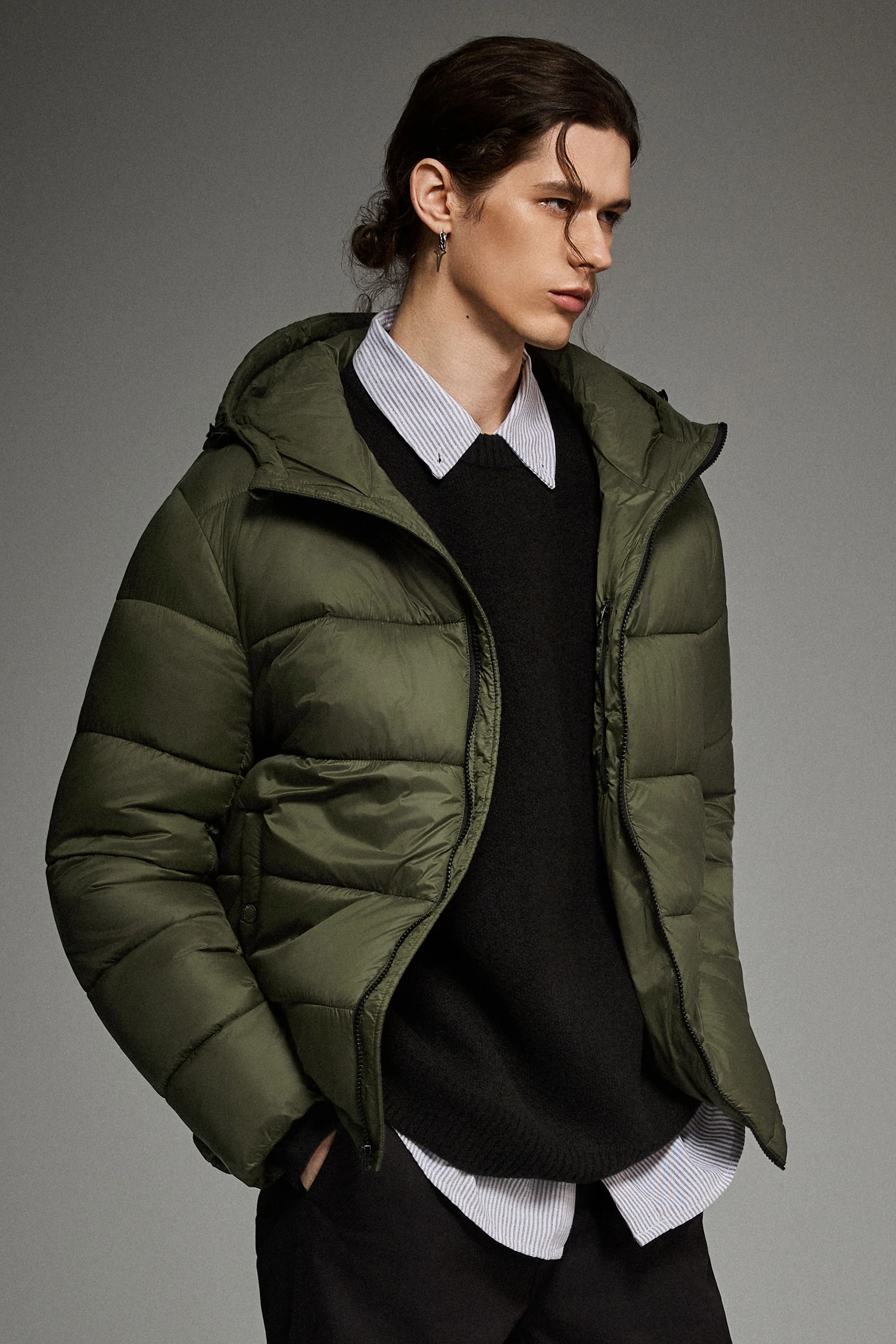 Essential Hooded Puffer Jacket with Quilted Finish - Image 28