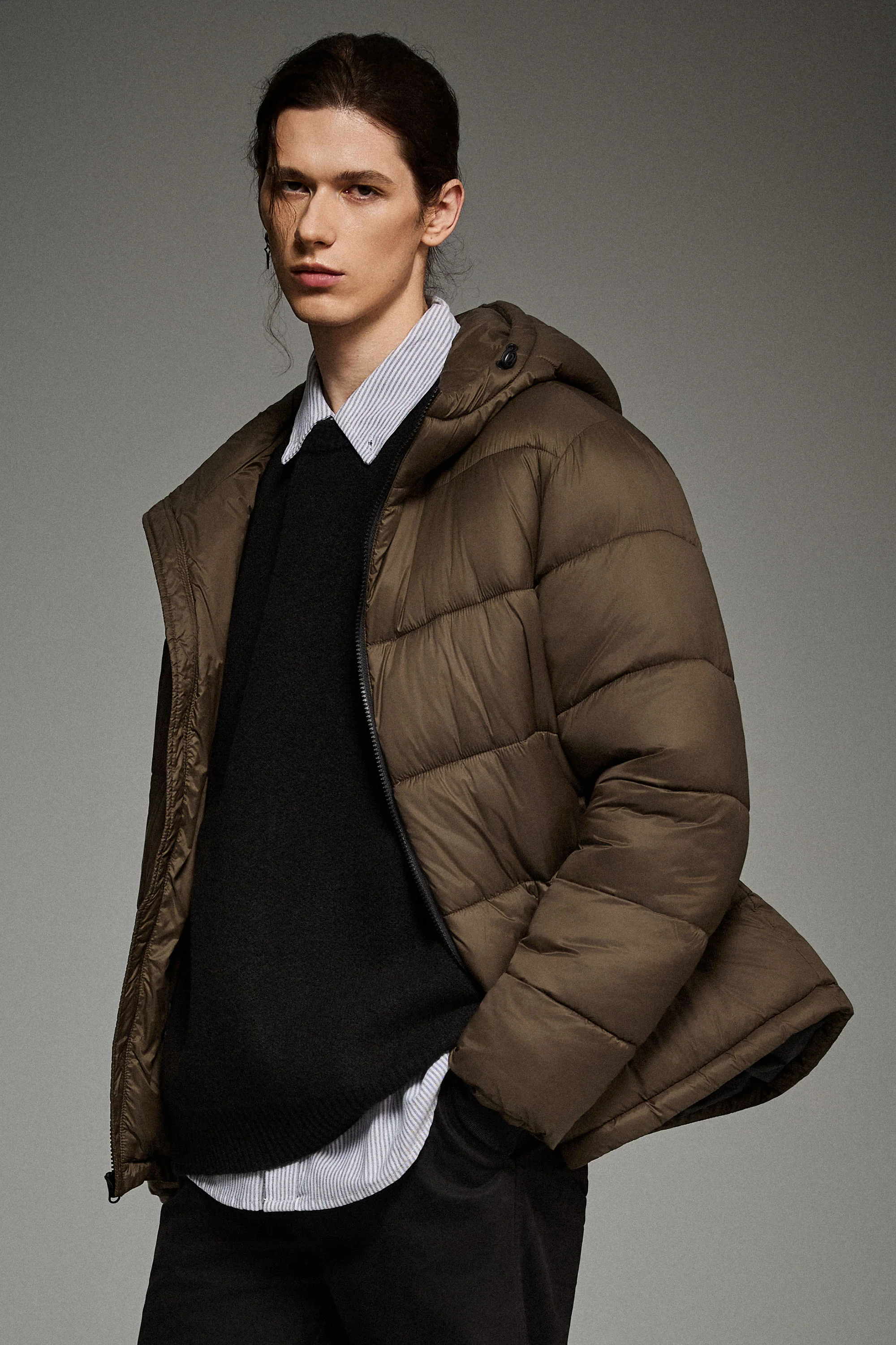 Essential Hooded Puffer Jacket with Quilted Finish - Image 5