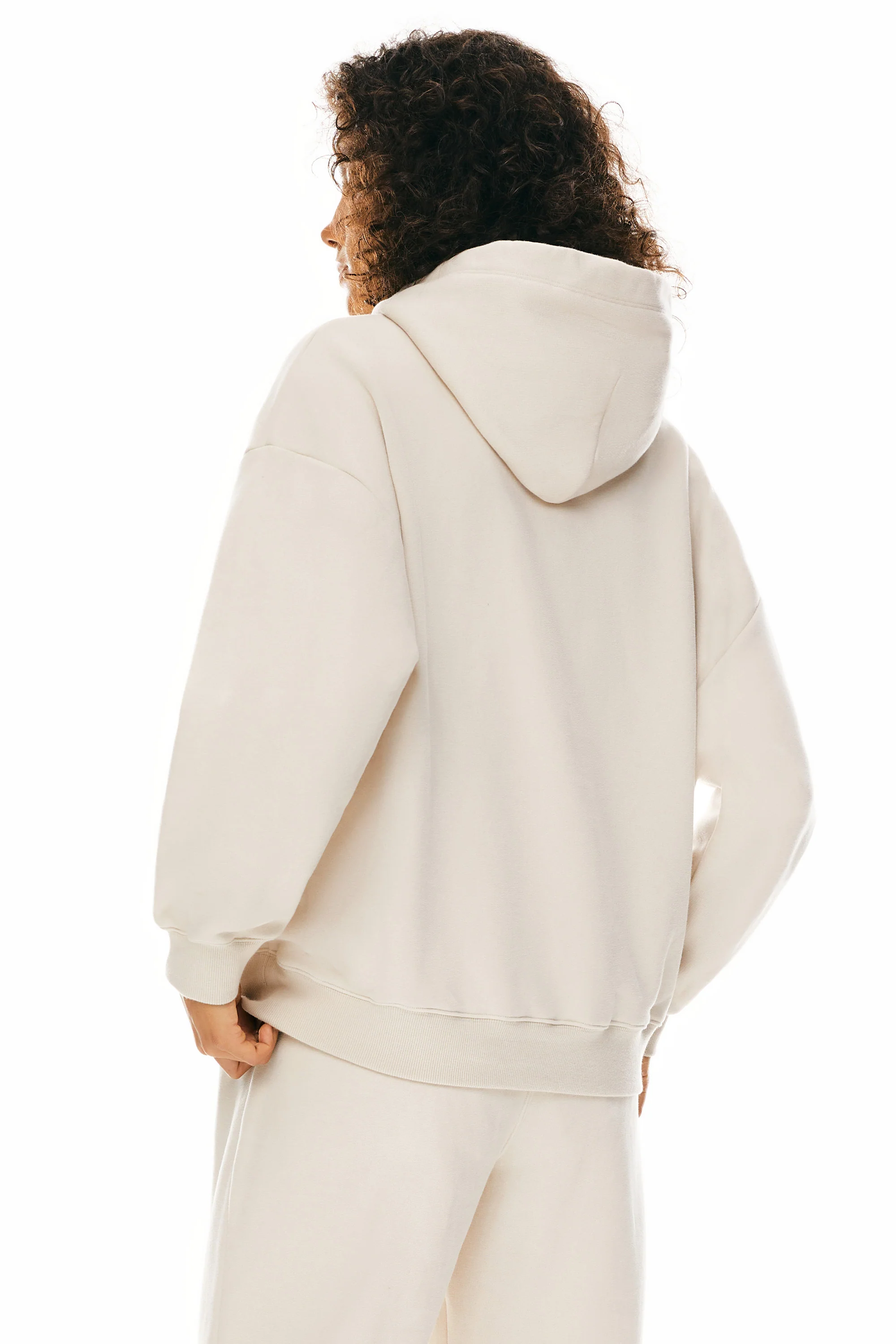 Fleece Hoodie Sweatshirt Long Sleeve Oversized - Image 14