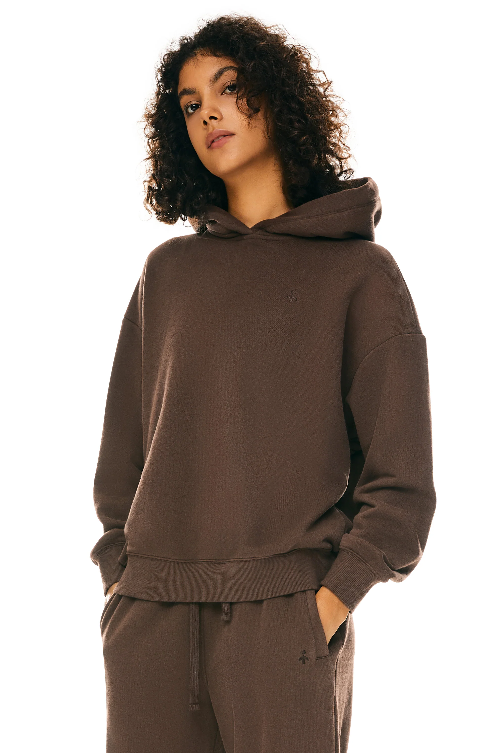 Fleece Hoodie Sweatshirt Long Sleeve Oversized - Image 4