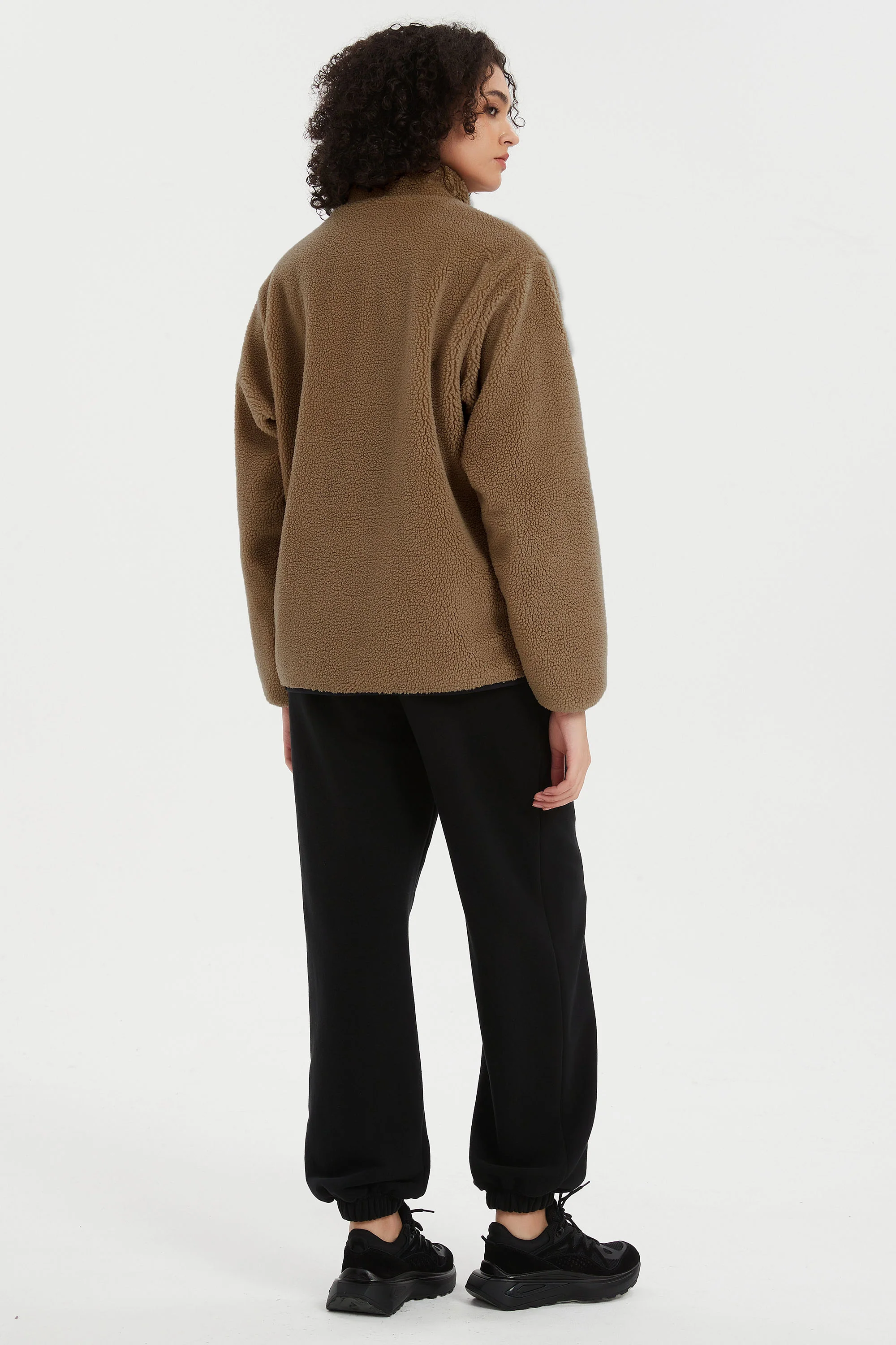 Reversible Fleece Jackets Full Zip Long Sleeve - Image 9