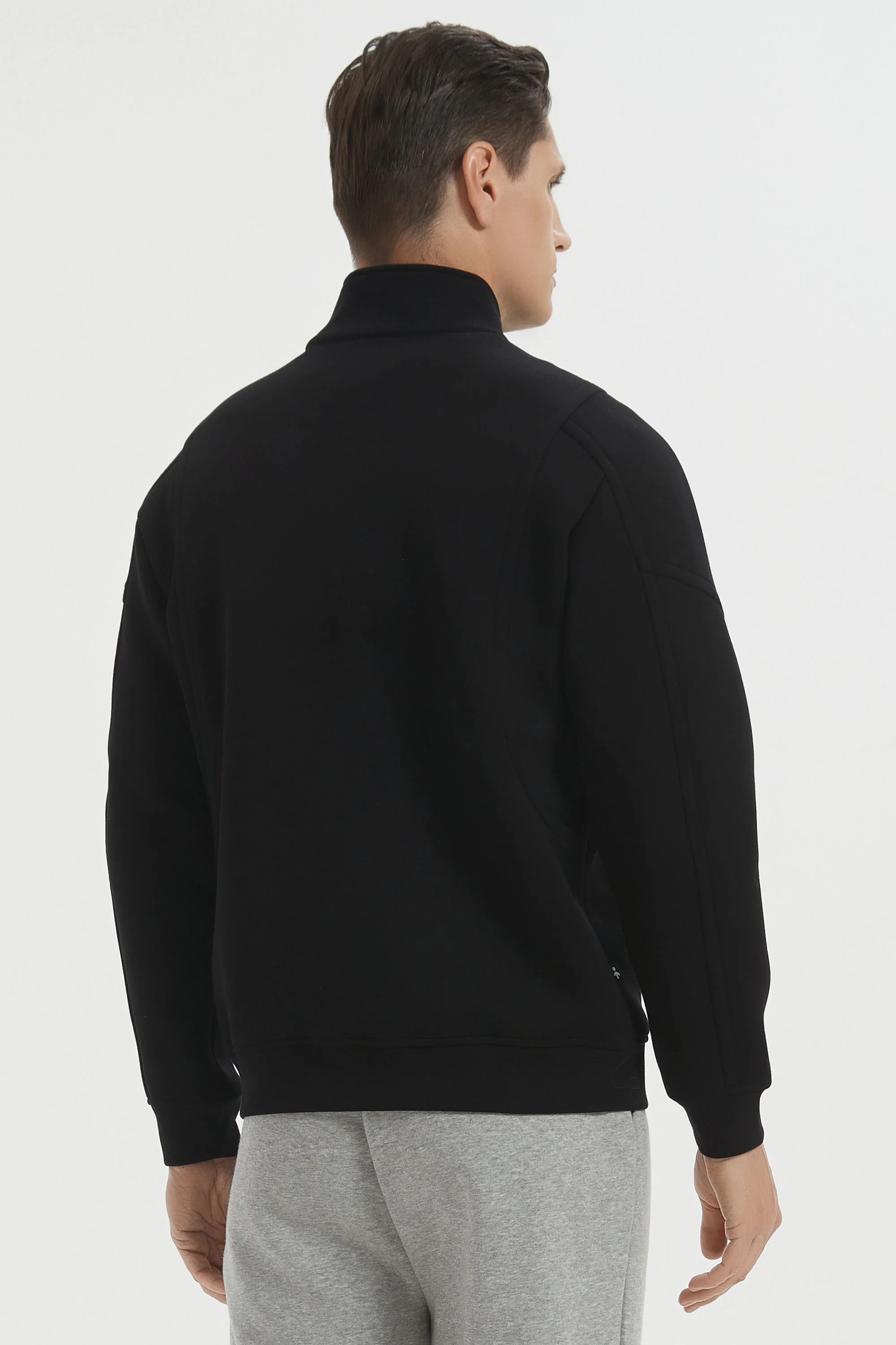 Full Zip Up Sweatshirt Long Sleeve Casual Jacket - Image 3