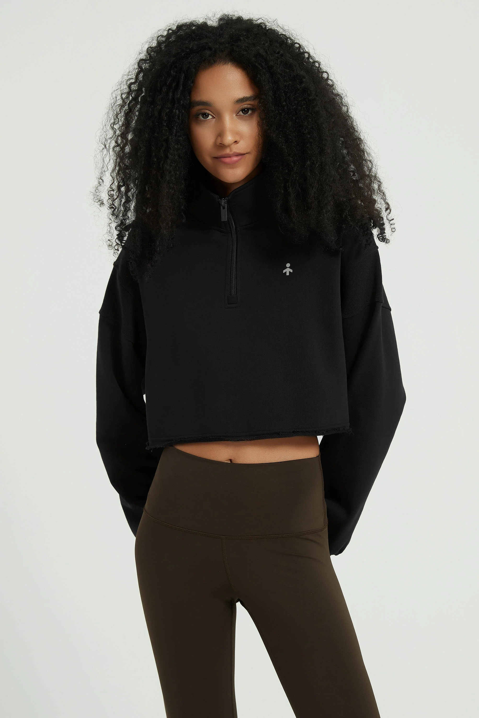 Half Zip Crop Sweatshirts - Image 36
