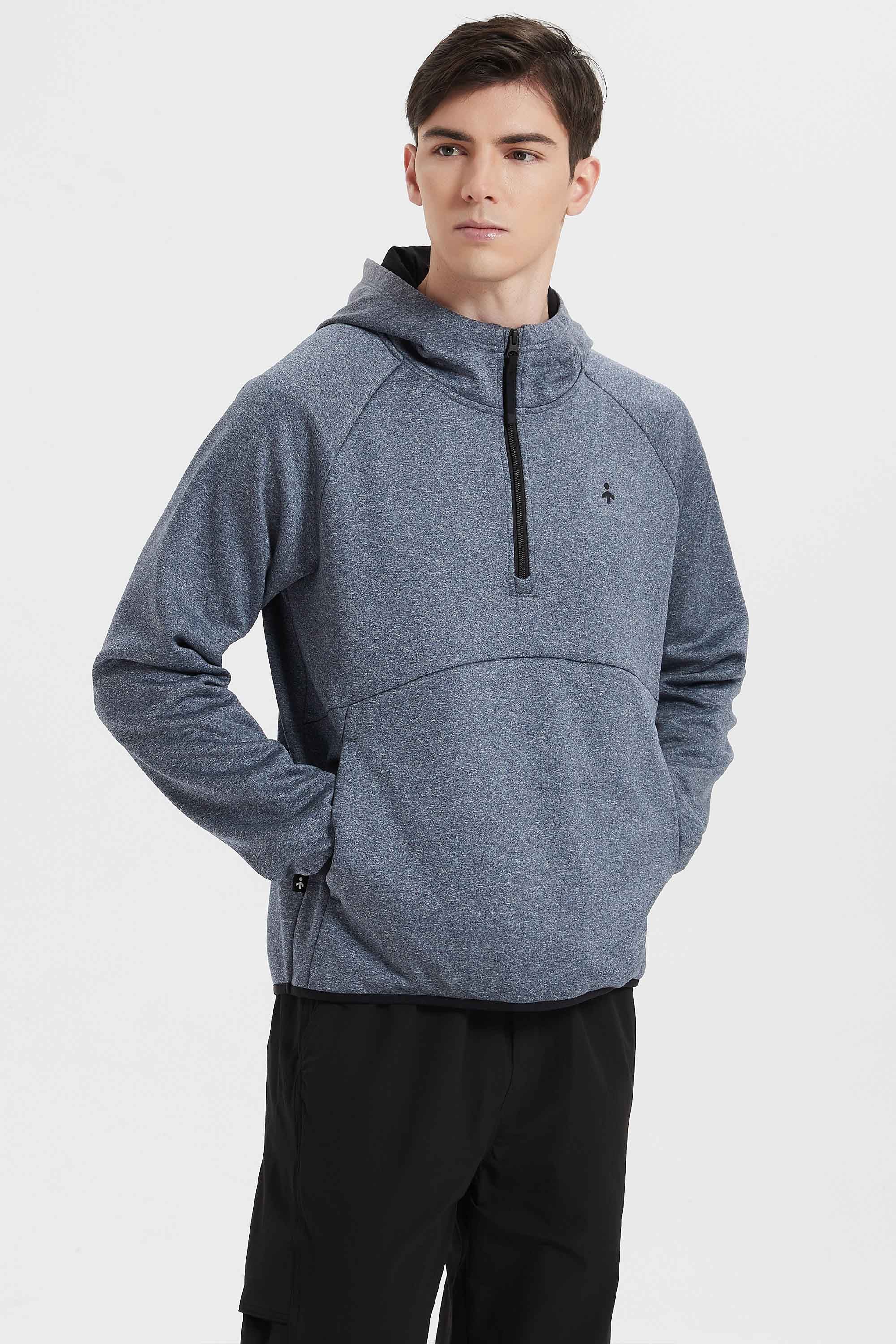 Half Zip Pullover Long Sleeve Sweatshirt - Image 8