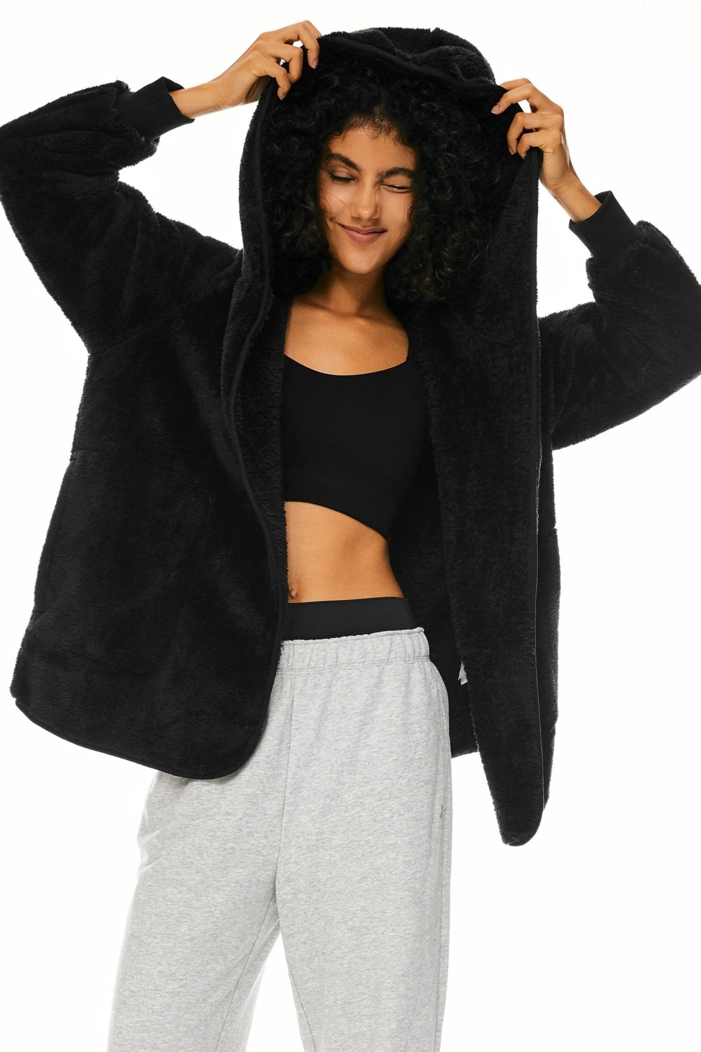 Hooded Sherpa Jacket - Image 12