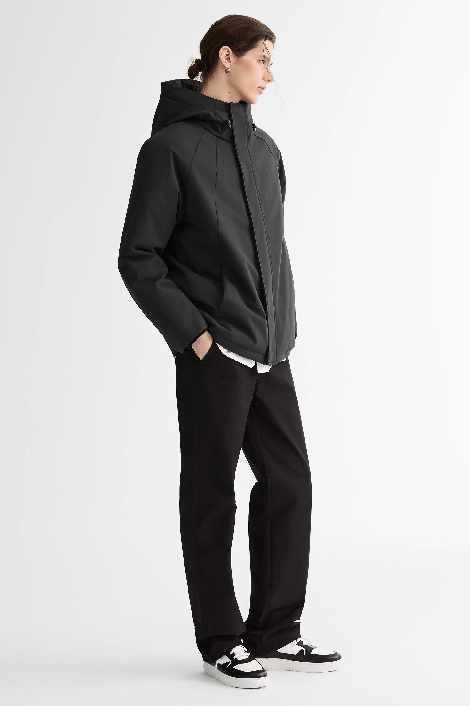 Hooded Lightweight Everyday Parka Jacket - Image 3