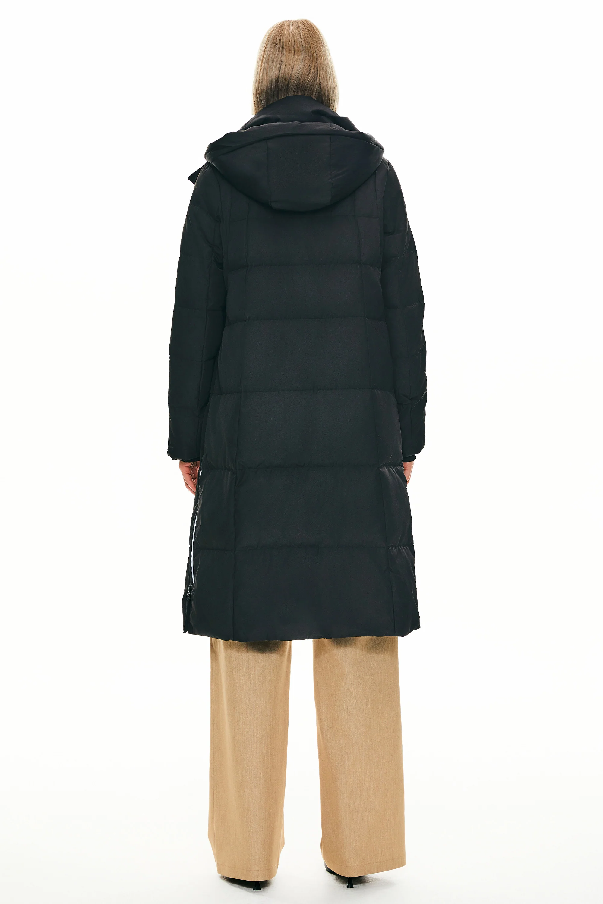 Knee Length Thickened Down Jacket - Image 17