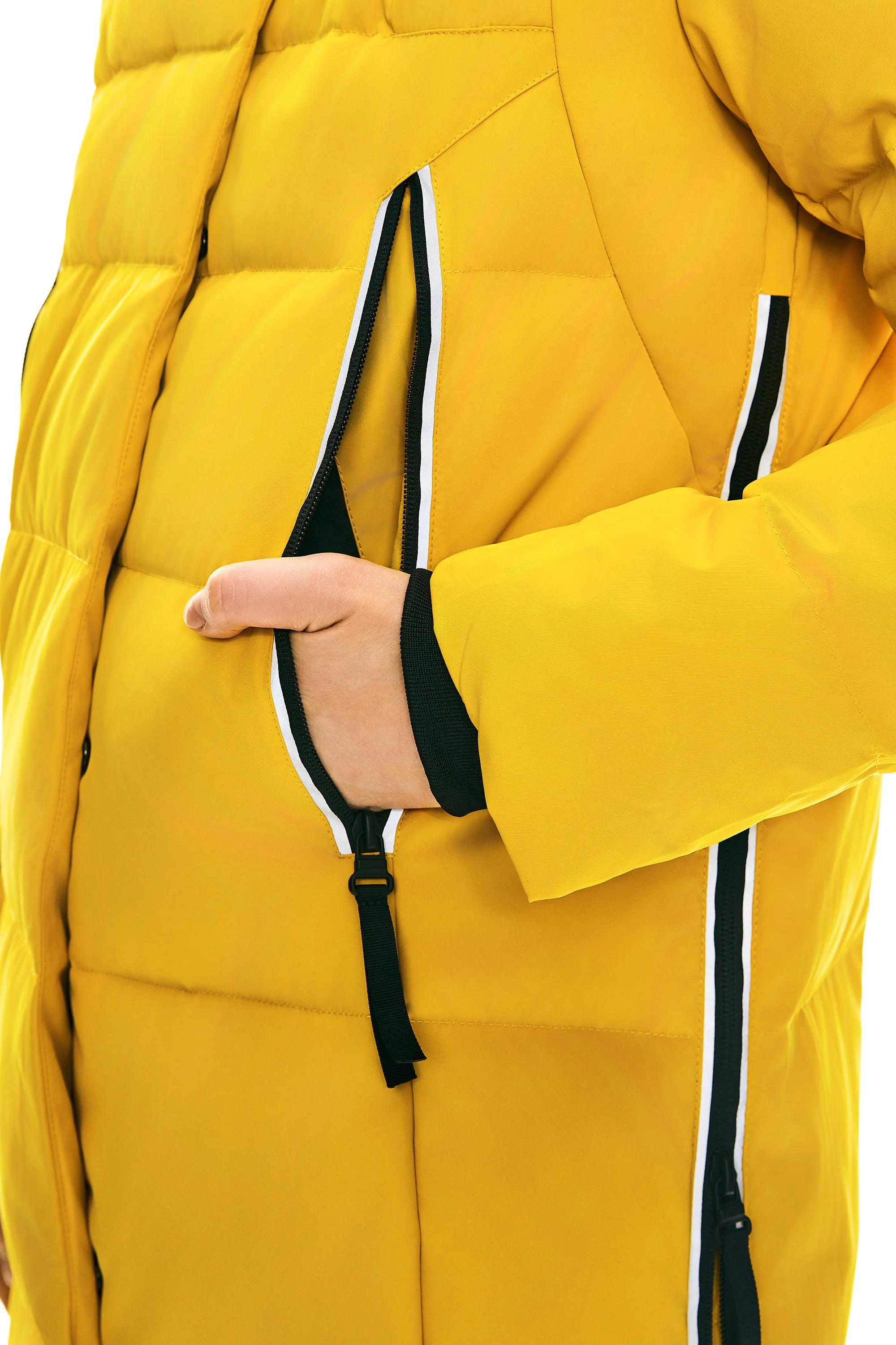 Knee Length Thickened Down Jacket - Image 30