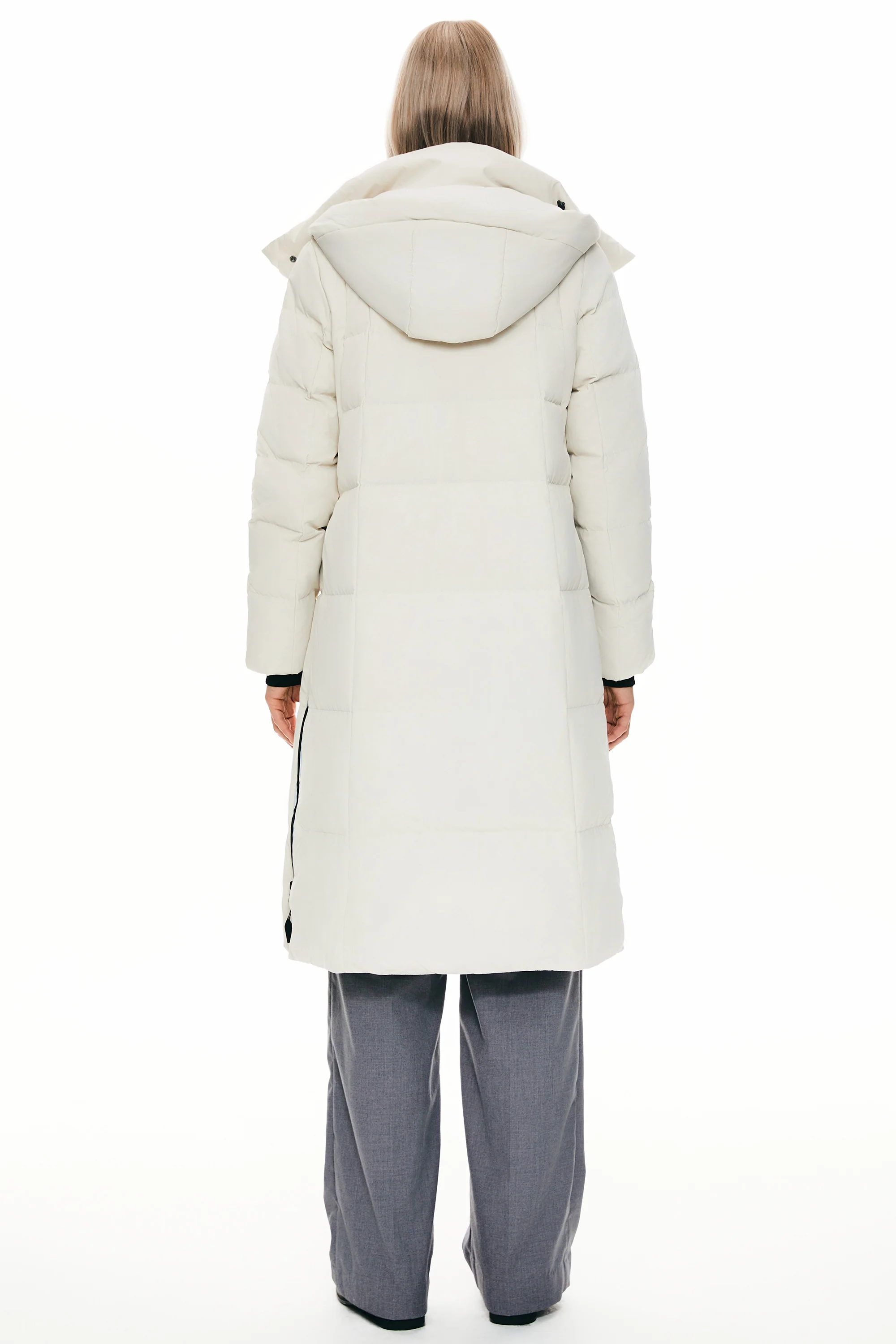 Knee Length Thickened Down Jacket - Image 35