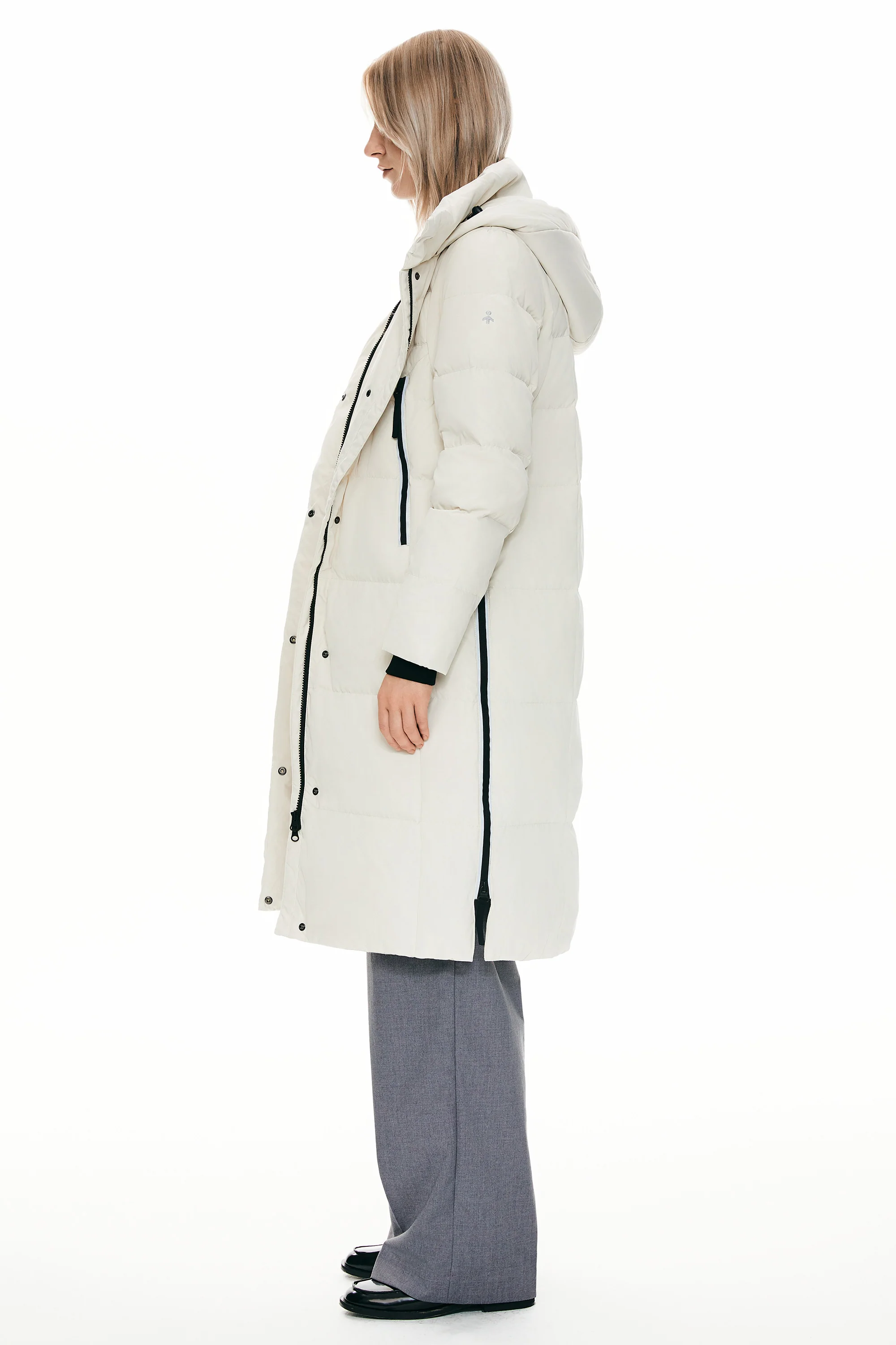Knee Length Thickened Down Jacket - Image 36