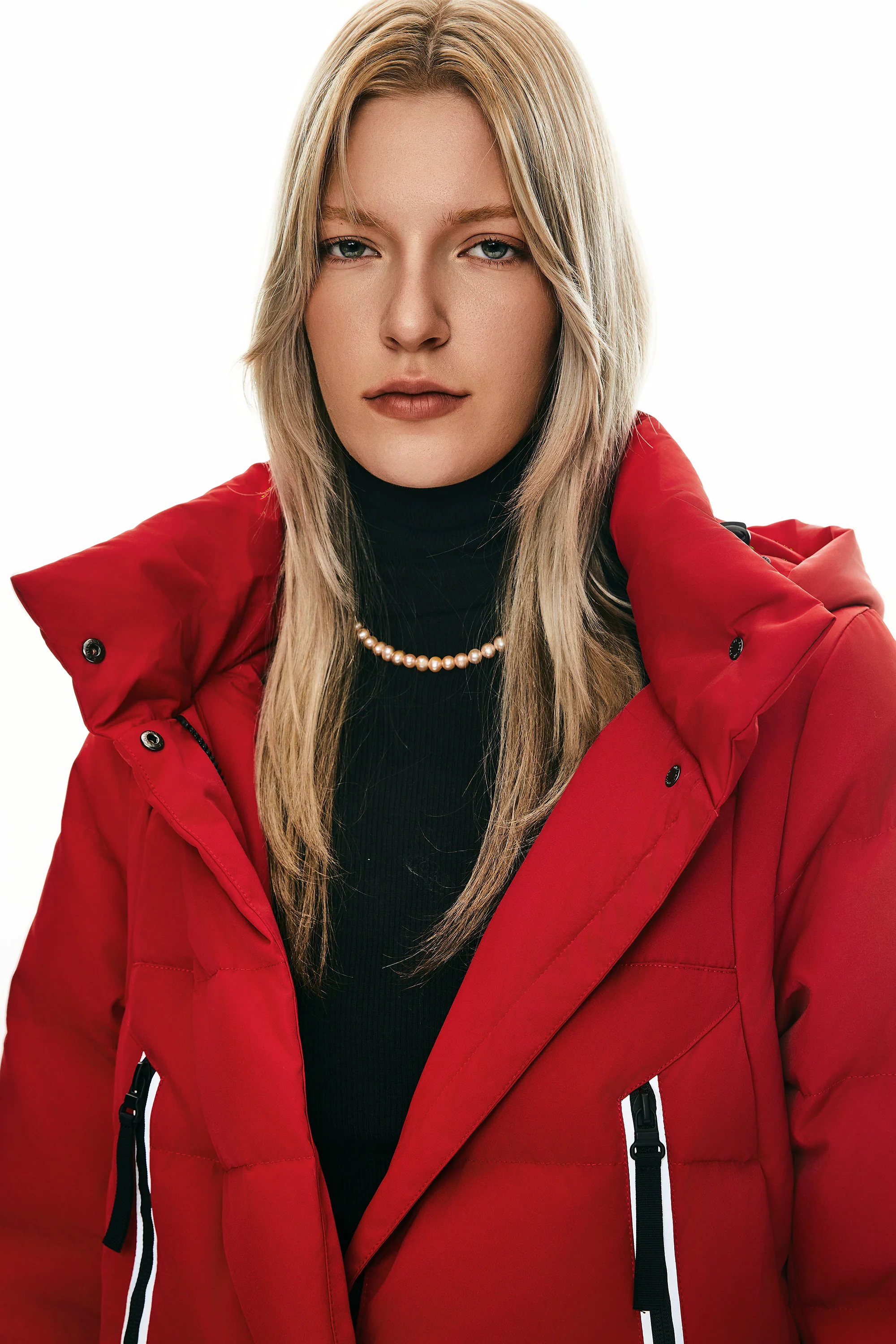 Knee Length Thickened Down Jacket - Image 5