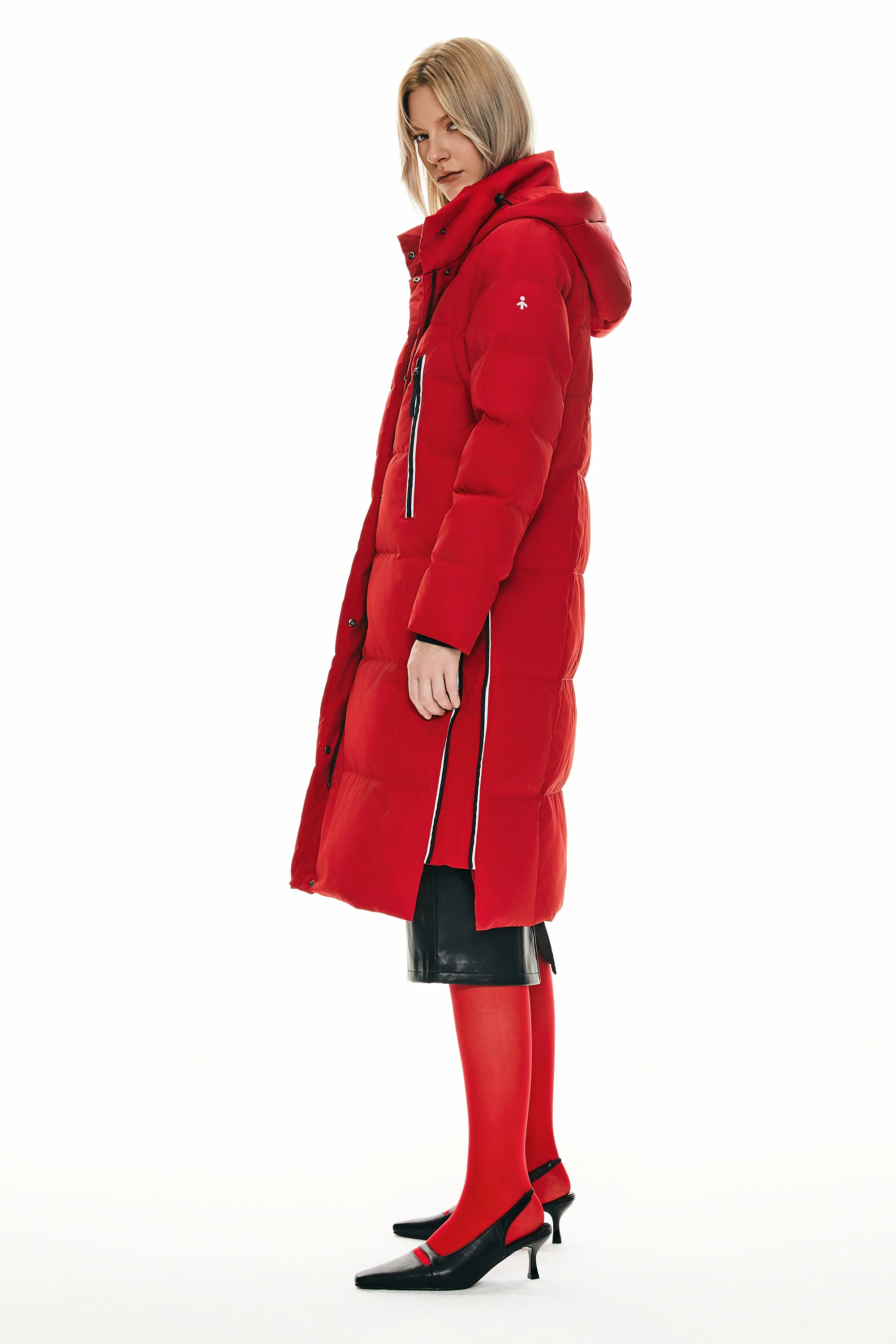Knee Length Thickened Down Jacket - Image 7