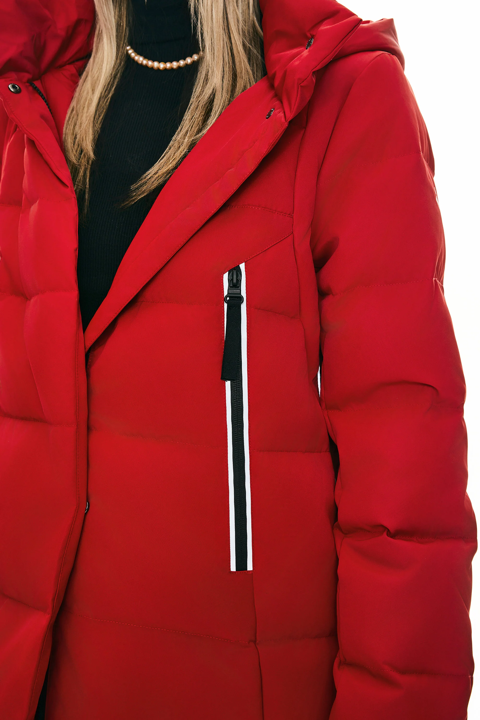 Knee Length Thickened Down Jacket - Image 8