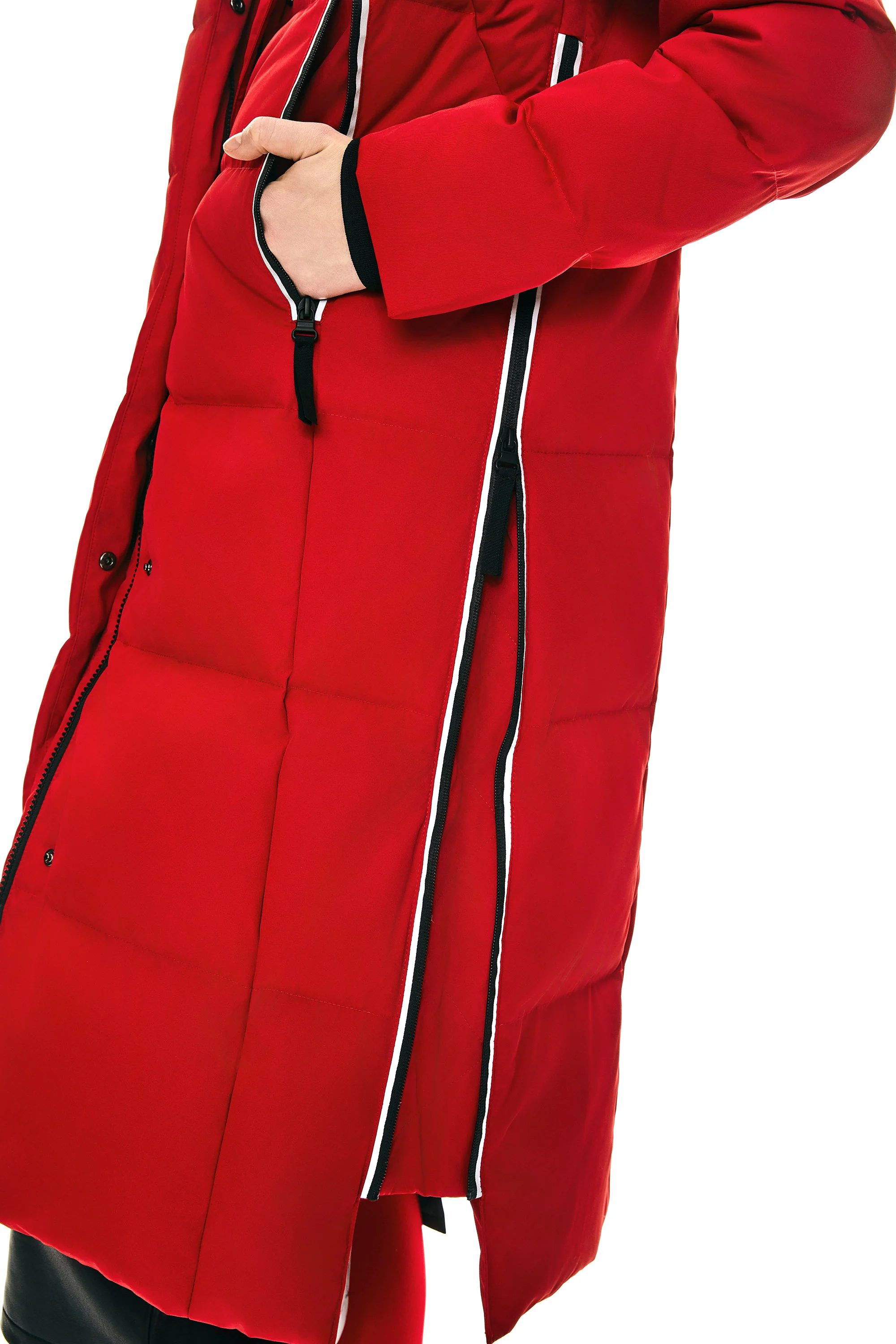 Knee Length Thickened Down Jacket - Image 9