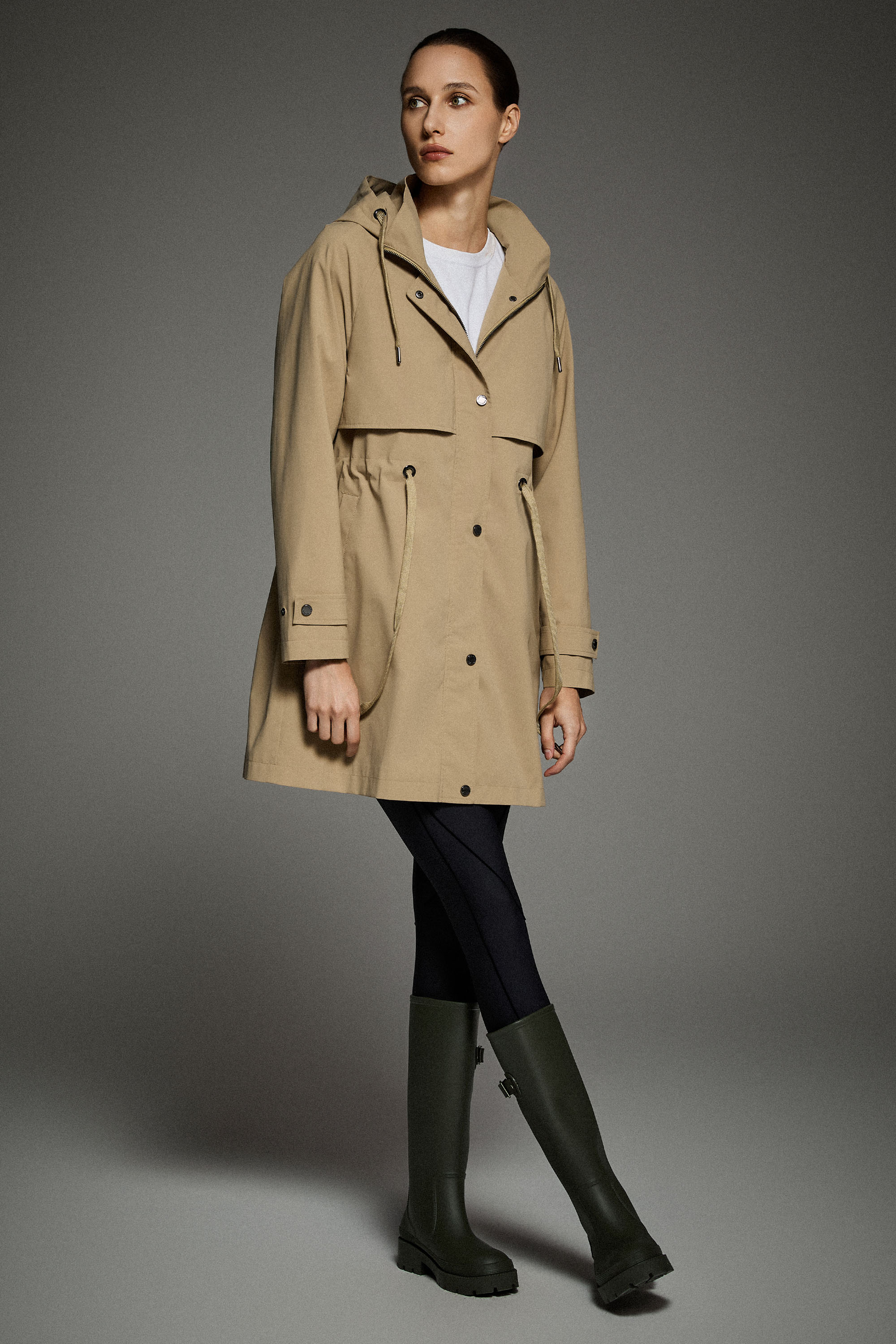 Long Hooded Windbreaker - Image 10