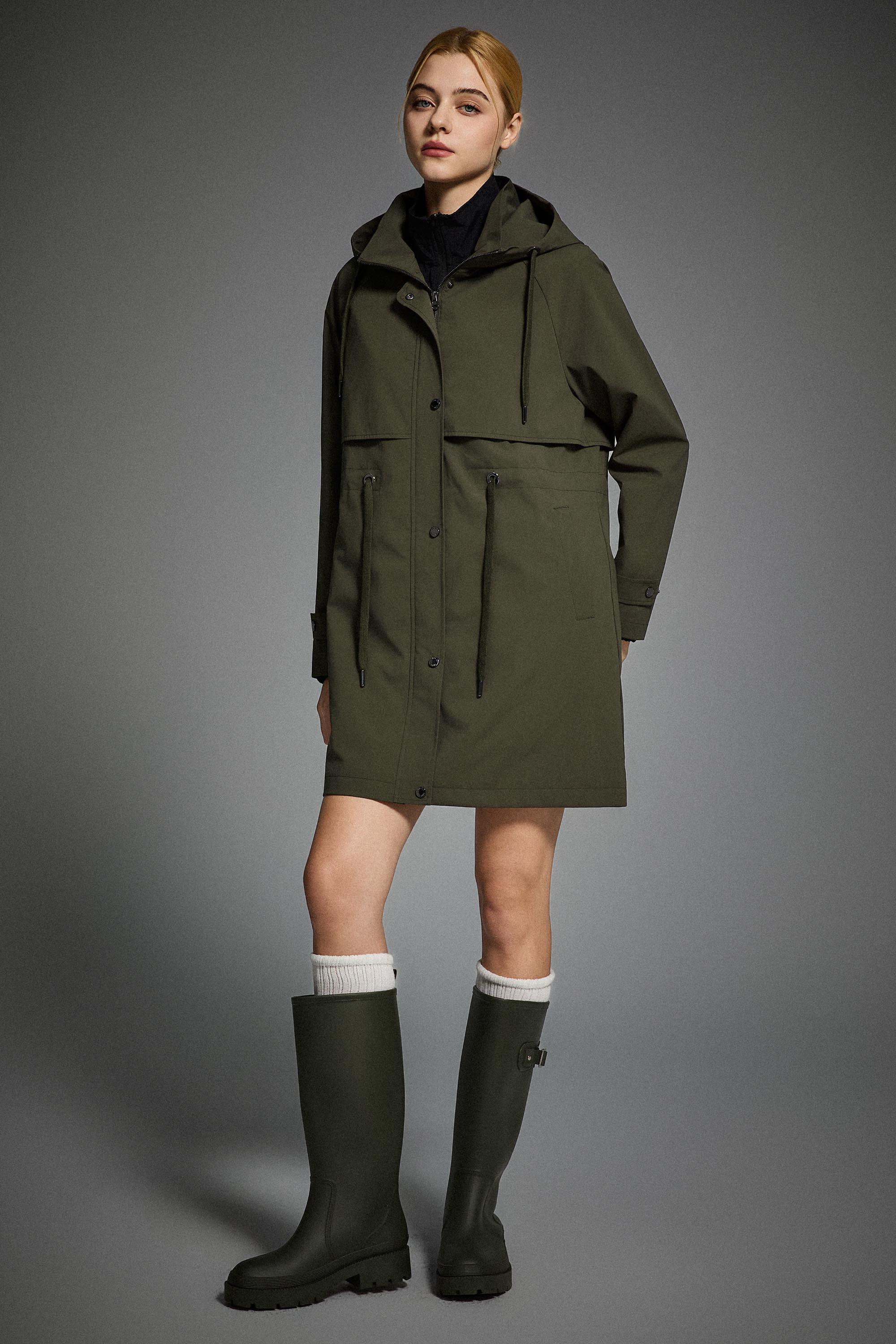 Long Hooded Windbreaker - Image 14