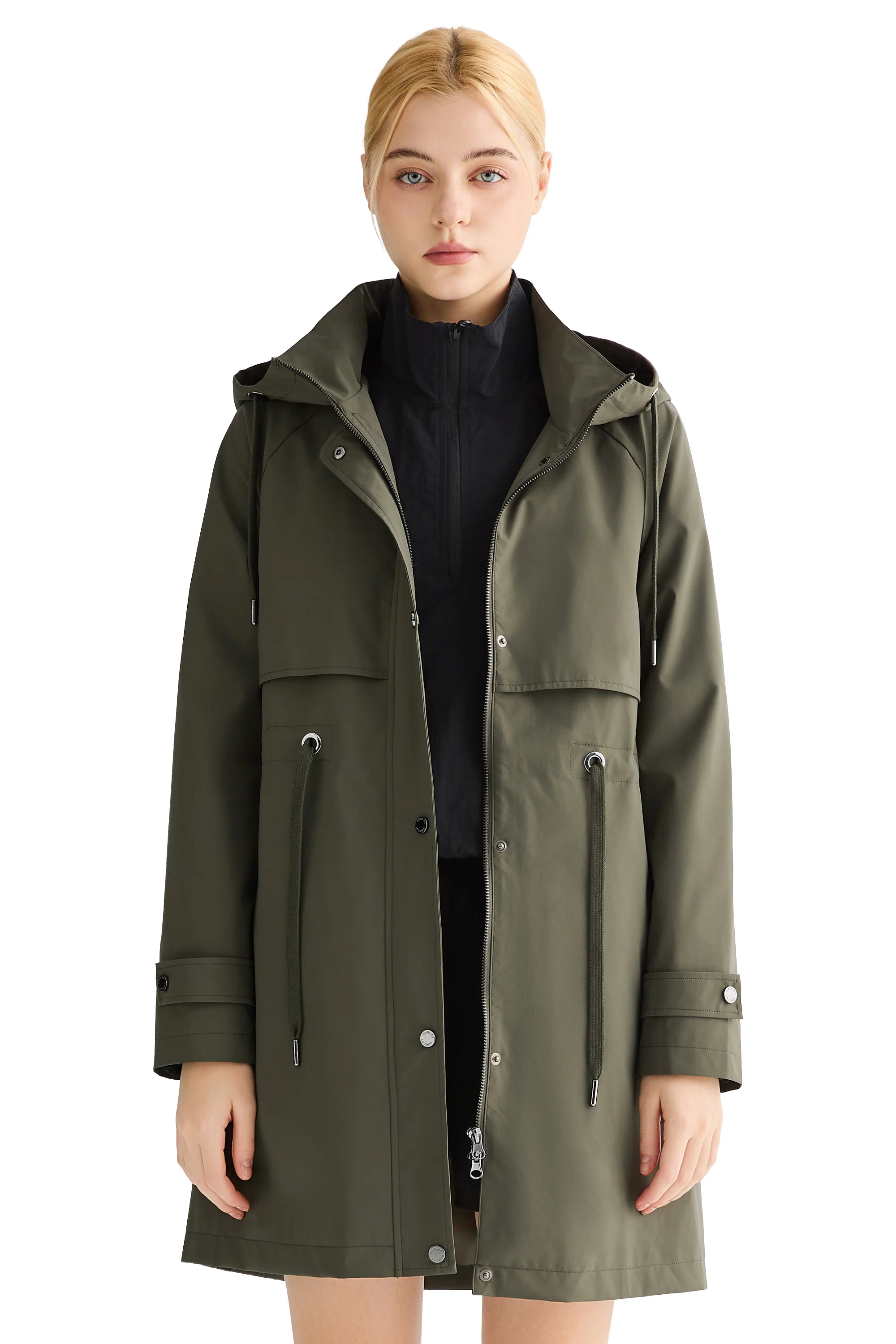 Long Hooded Windbreaker - Image 17