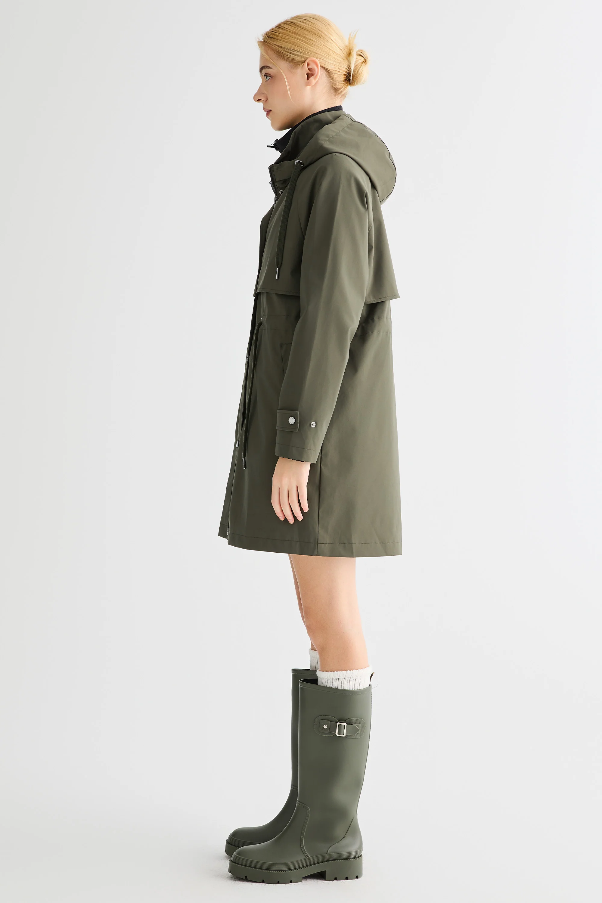 Long Hooded Windbreaker - Image 22