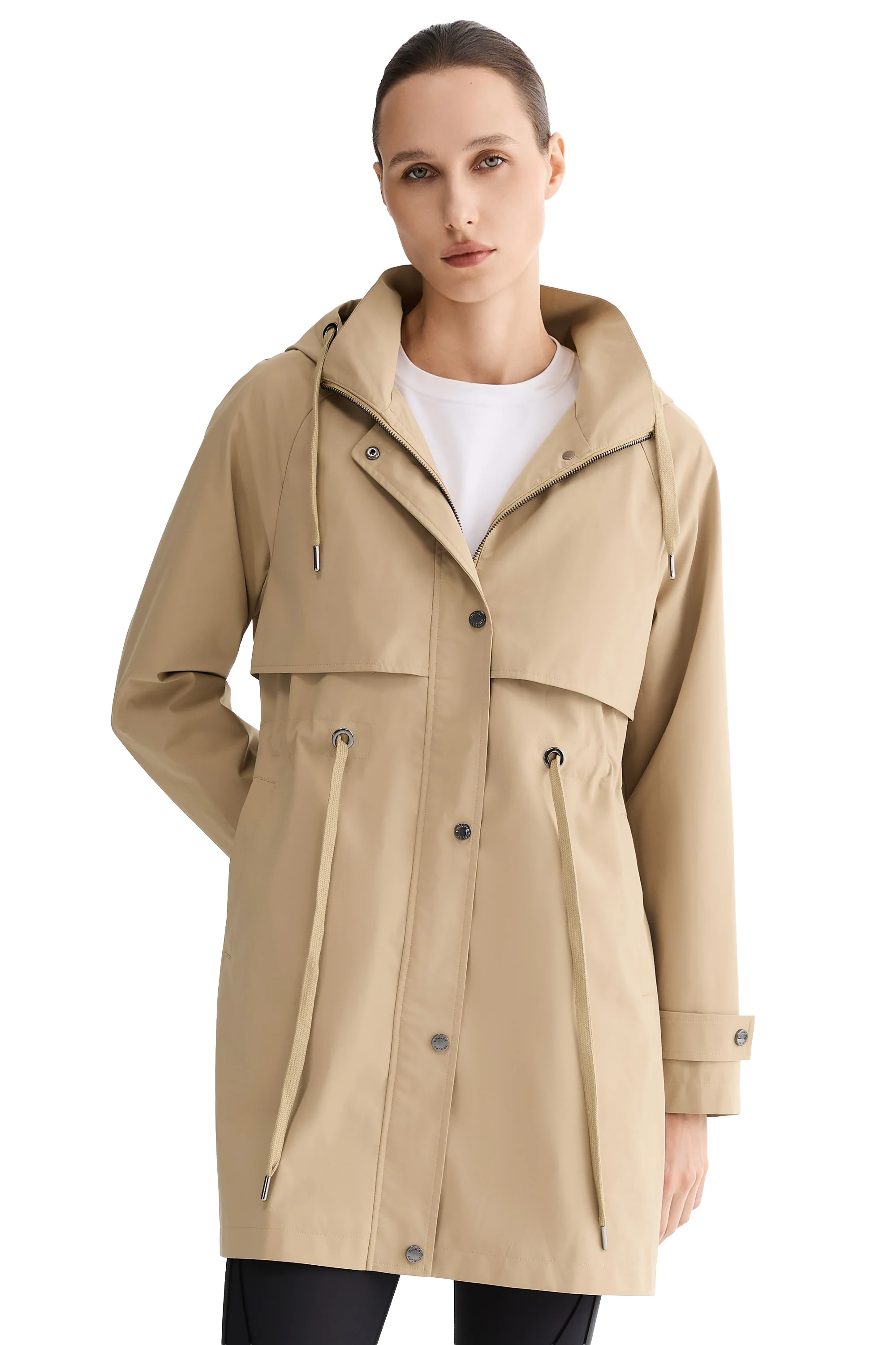 Long Hooded Windbreaker - Image 3