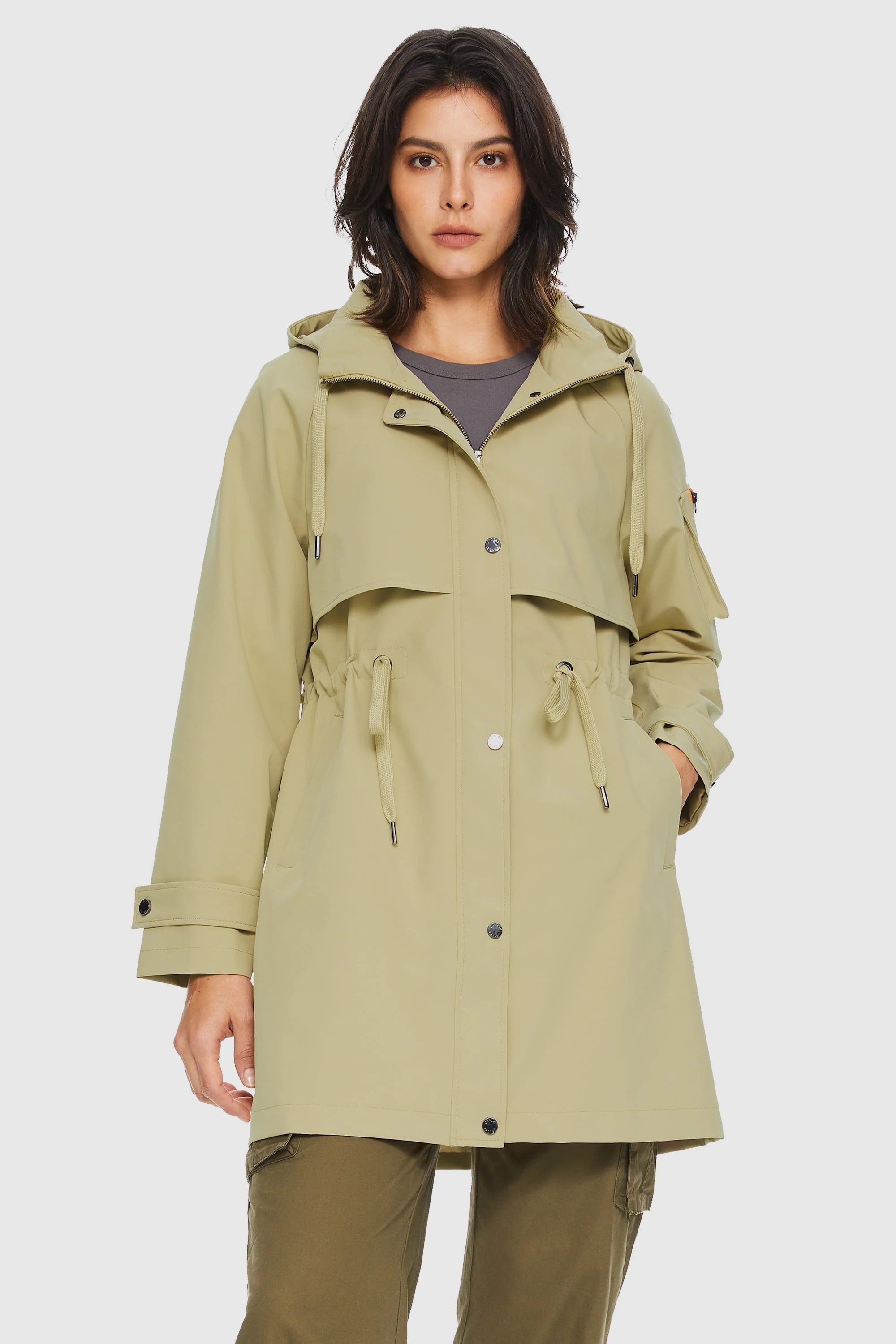 Long Hooded Windbreaker - Image 36