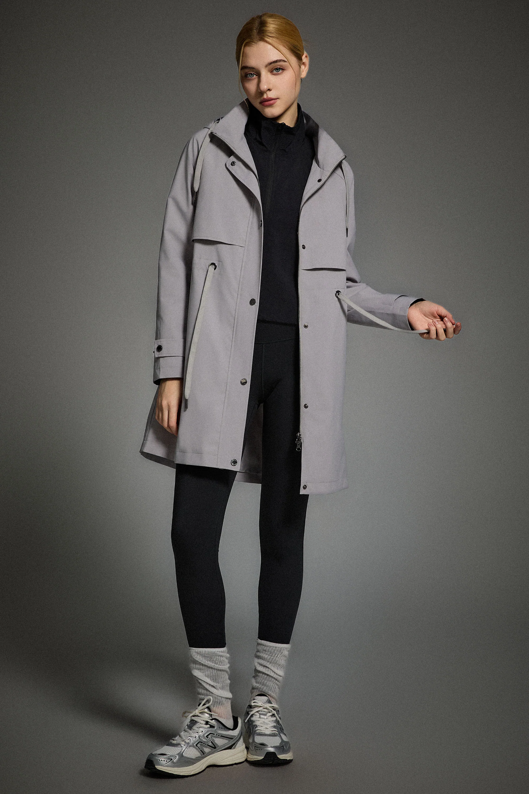 Long Hooded Windbreaker - Image 39