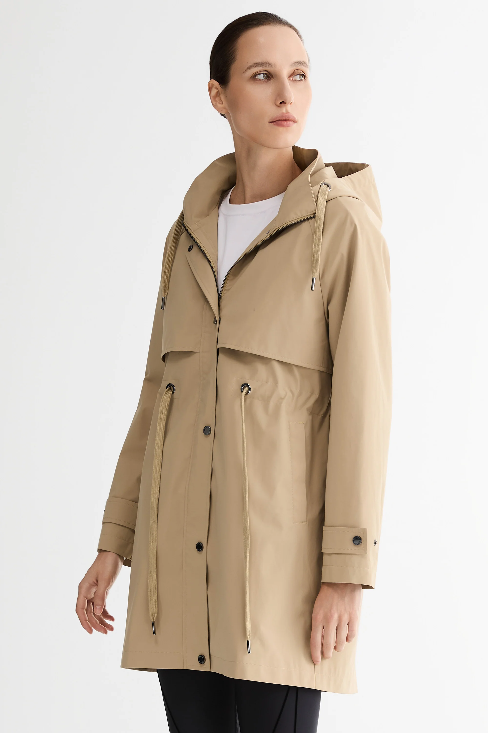 Long Hooded Windbreaker - Image 4