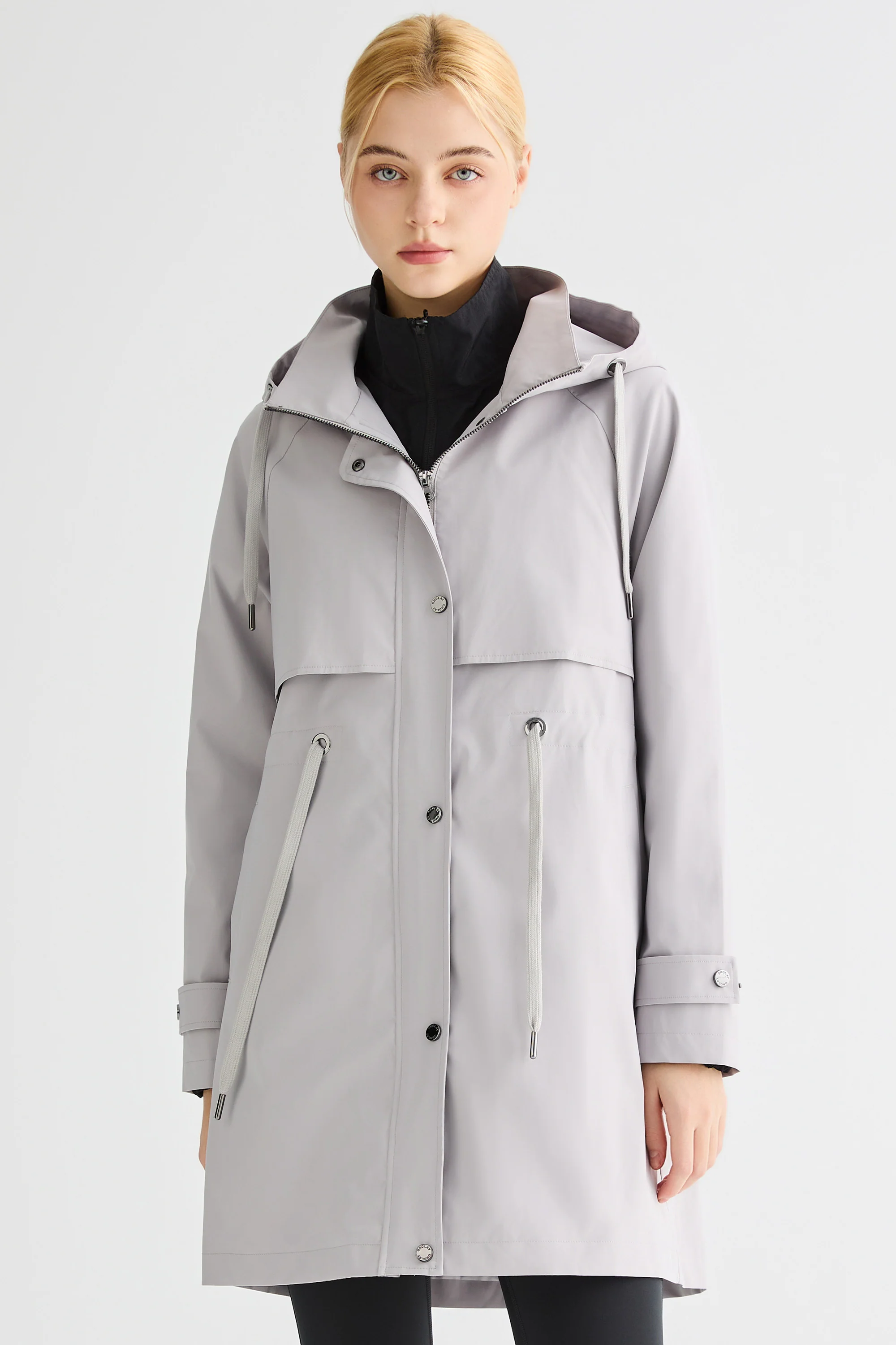Long Hooded Windbreaker - Image 43