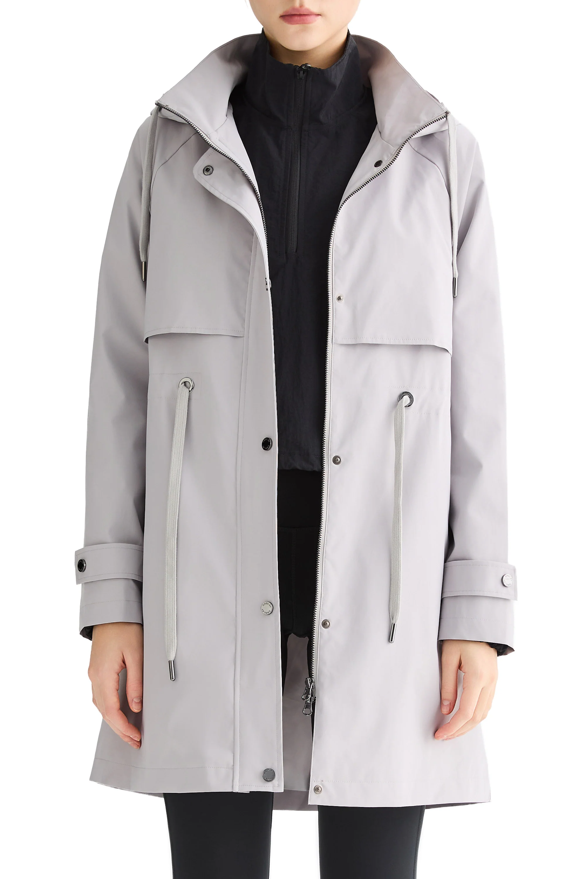 Long Hooded Windbreaker - Image 46