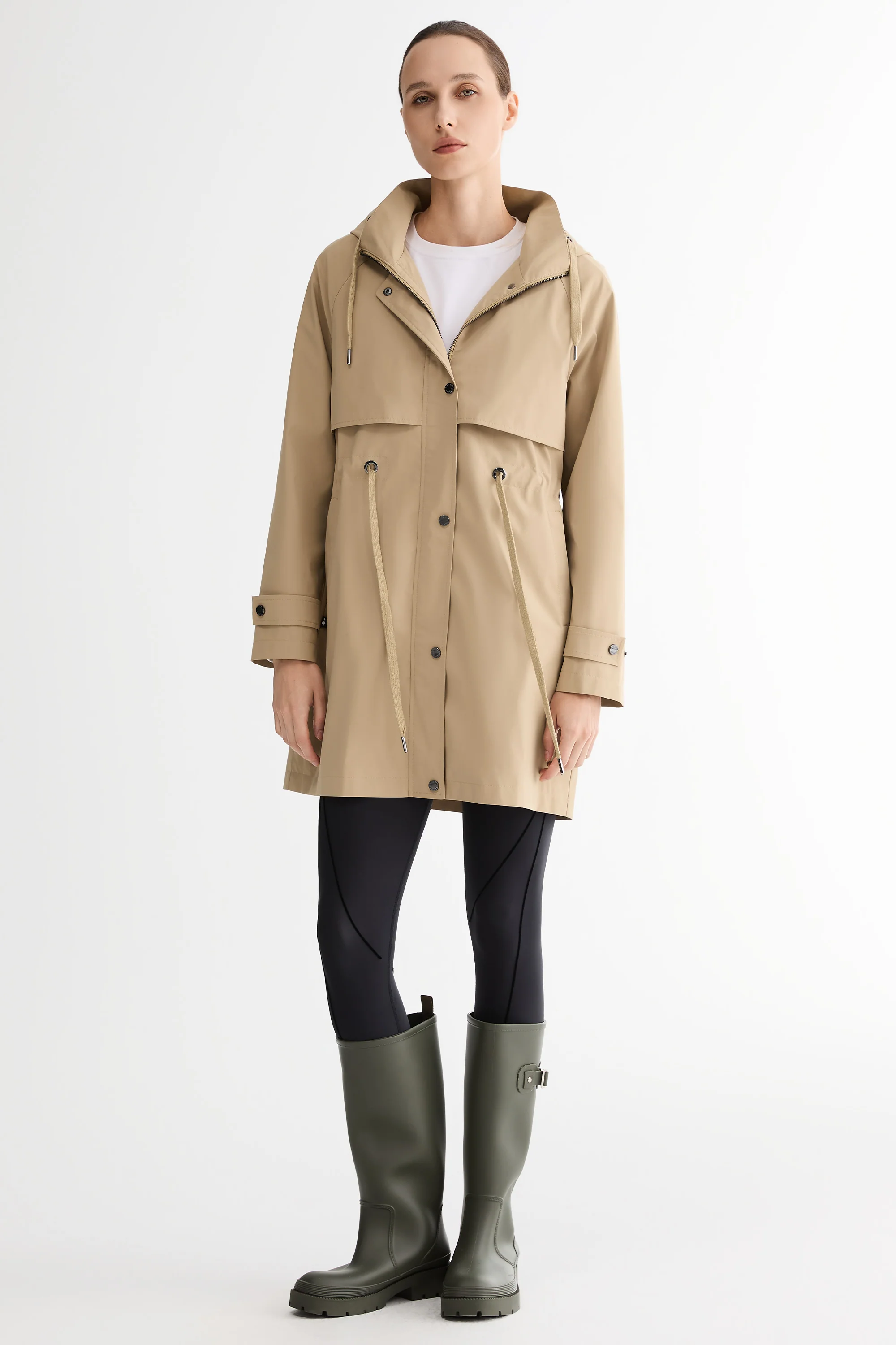 Long Hooded Windbreaker - Image 8