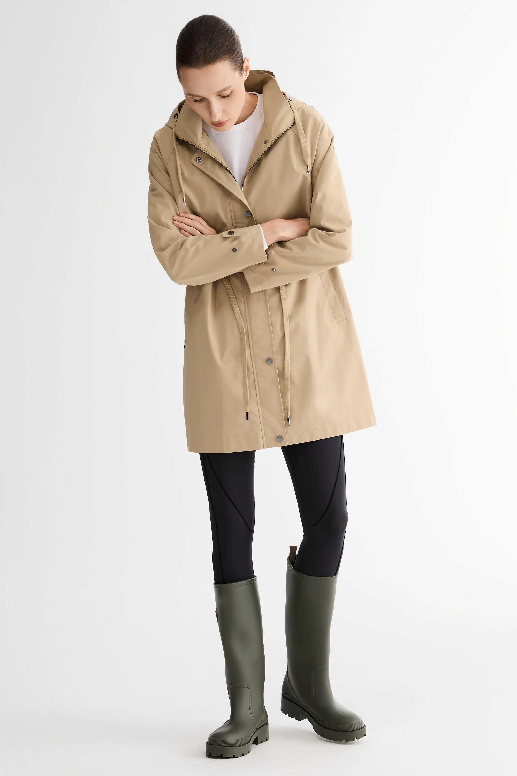 Long Hooded Windbreaker - Image 9