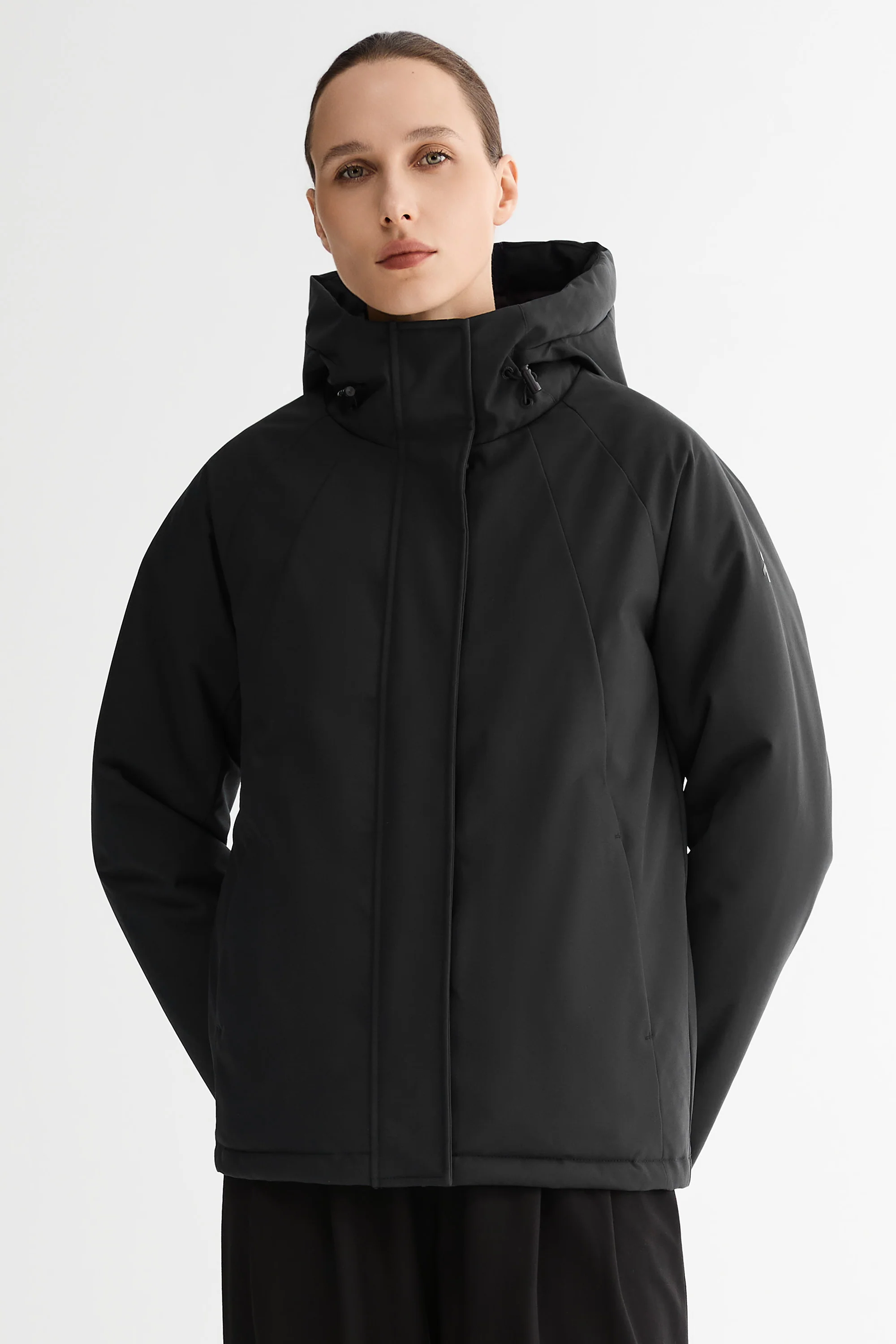 Lightweight Cropped Everyday Parka Jacket - Image 9