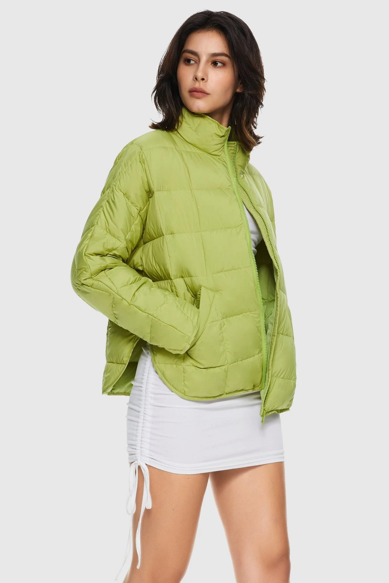 Oversized Lightweight Insulated Down Puffer Jacket - Image 14