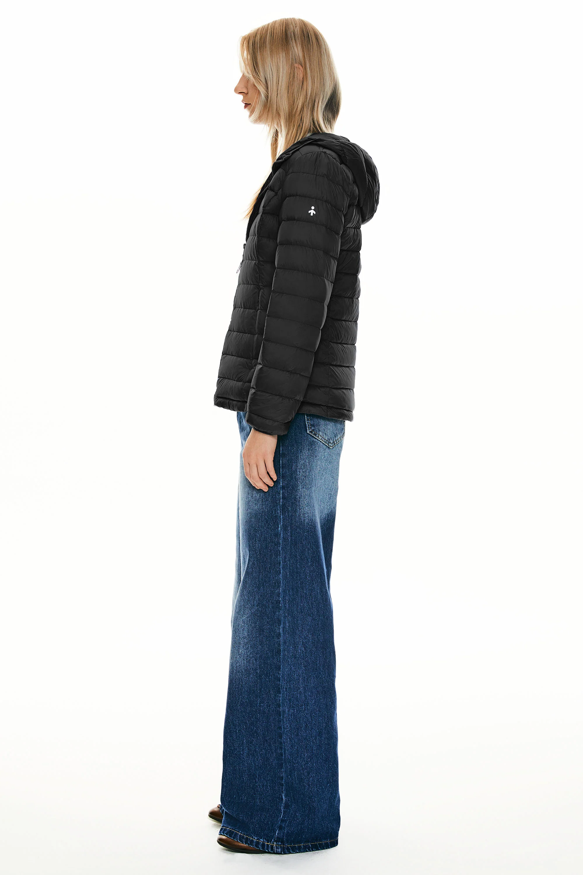 Lightweight Packable Down Jacket with Stand Collar with hood - Image 32